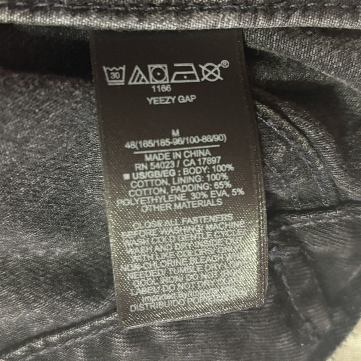 Gap YEEZY GAP DISTRESSED DENIM JACKET Size US M / EU 48-50 / 2 - 4 Thumbnail
