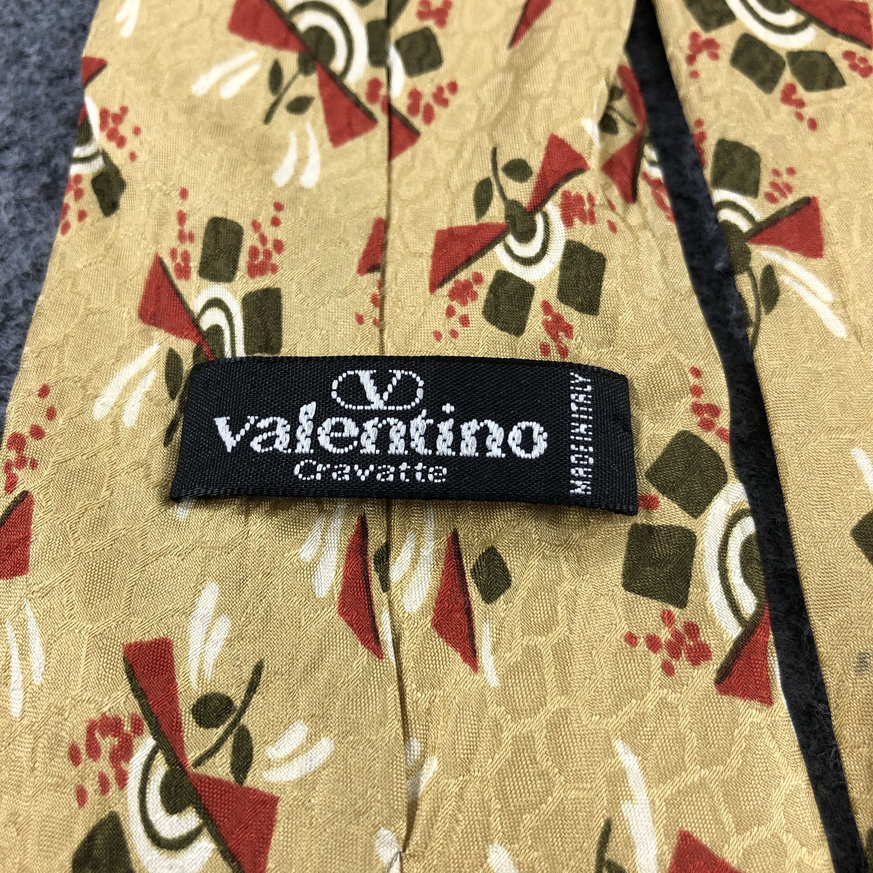 Valentino × Vintage Valentino Silk Neck Ties Bowtie Cravat Cravatte T49 Size ONE SIZE - 4 Thumbnail
