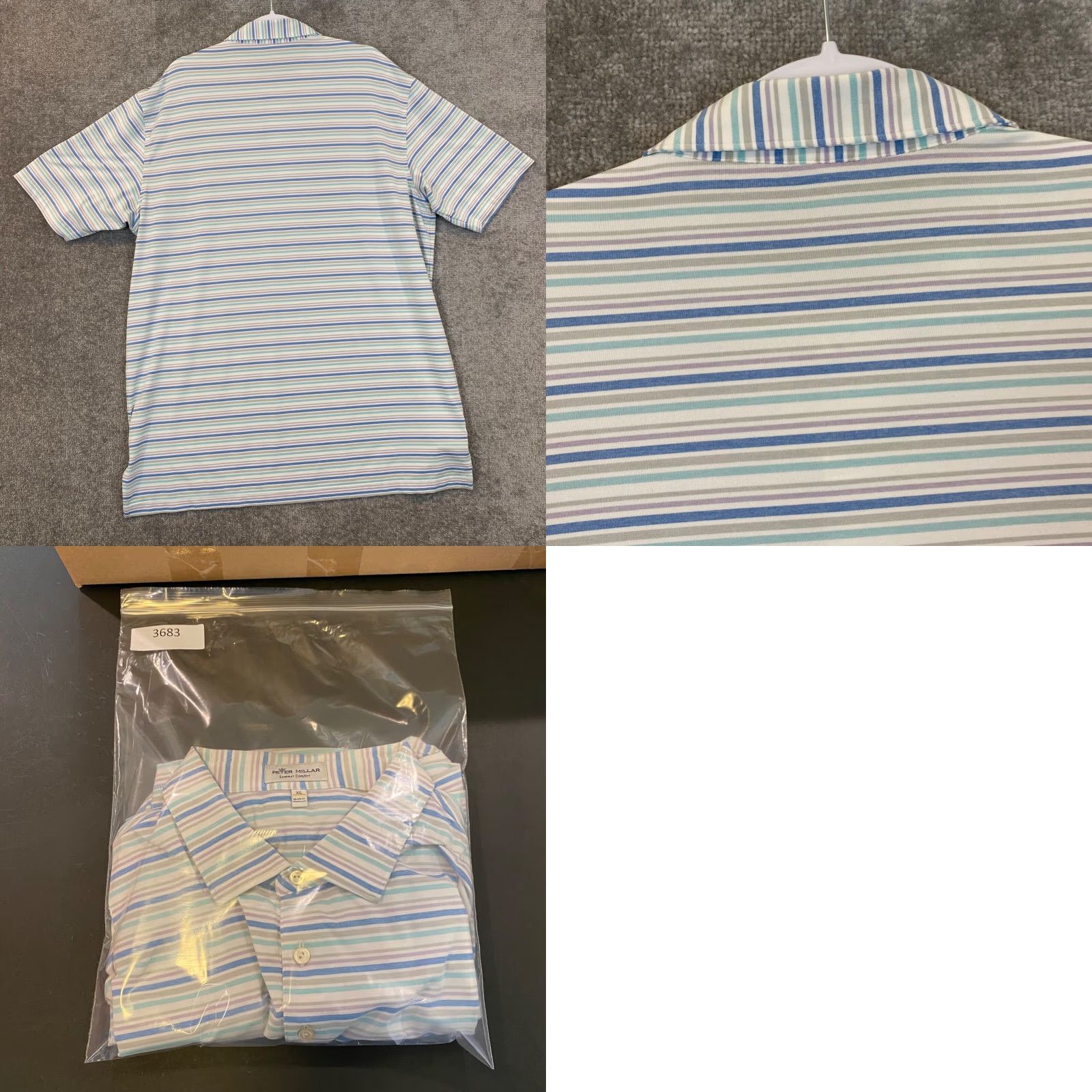 Peter Millar Peter Millar Polo Mens XL Golf Shirt Summer Comfort 1696 Jonathans Landing Size US XL / EU 56 / 4 - 8 Thumbnail