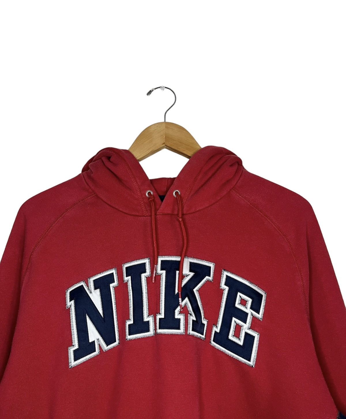 Vintage Vintage Y2k 2000s Nike Spellout Hoodie Size US XL / EU 56 / 4 - 2 Thumbnail