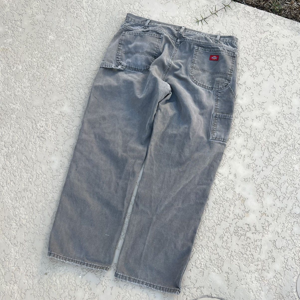 Dickies vintage 2000s green/grey faded dickies carpenter pantw Size US 40 / EU 56 - 6 Thumbnail