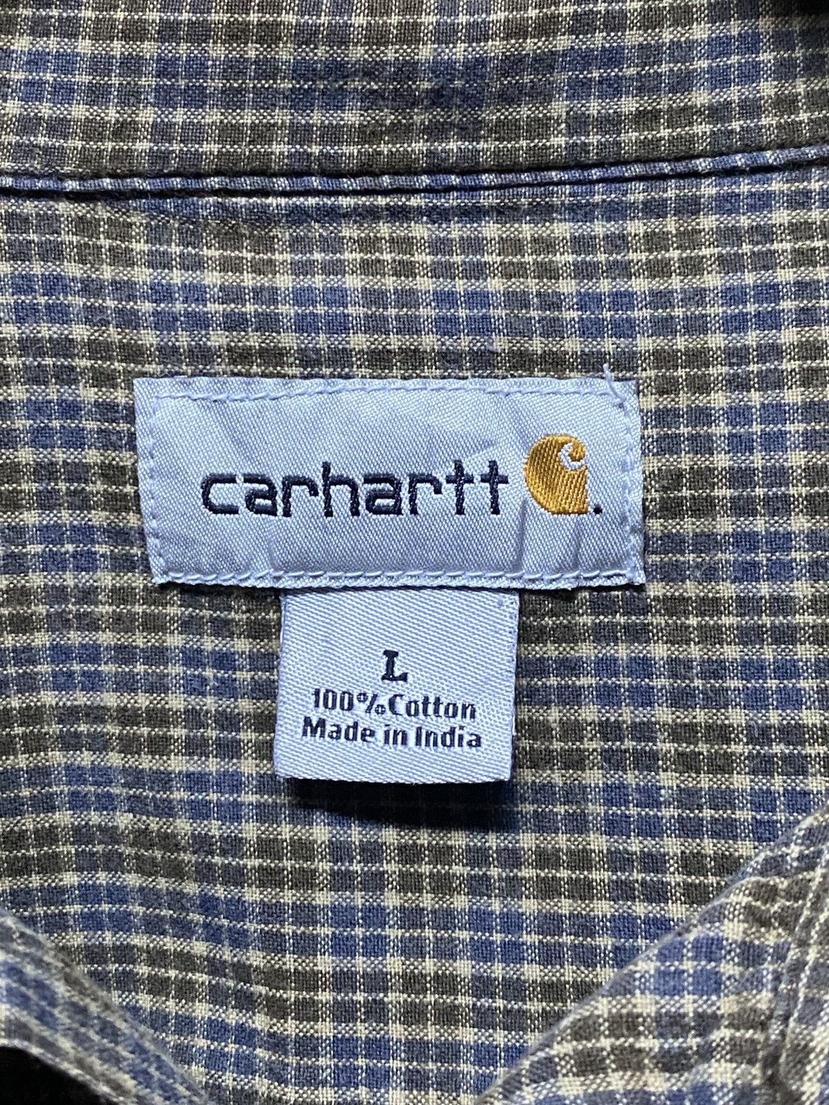 Carhartt Carhartt Fall 2011 Gingham Oversized Shirt Size US L / EU 52-54 / 3 - 6 Thumbnail