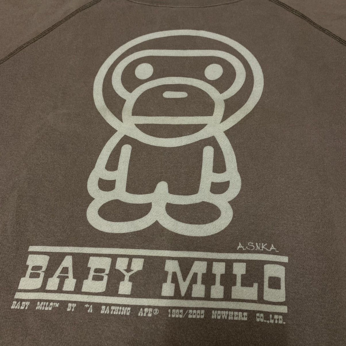 Bape × Vintage Vtg Baby Milo A Bathing Ape TShirt Brown Size US M / EU 48-50 / 2 - 3 Thumbnail