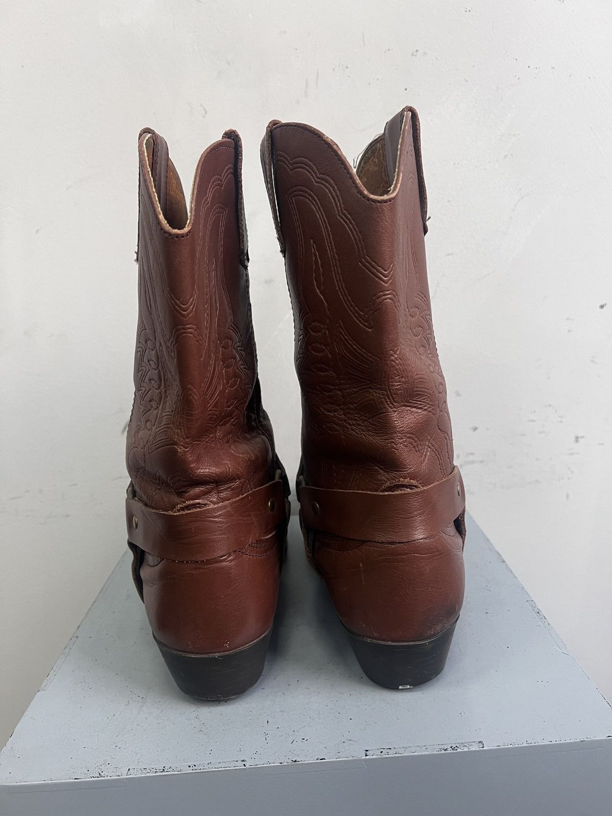 Guidi Cowboy boots brown leather western style Size US 8 / EU 41 - 8 Thumbnail