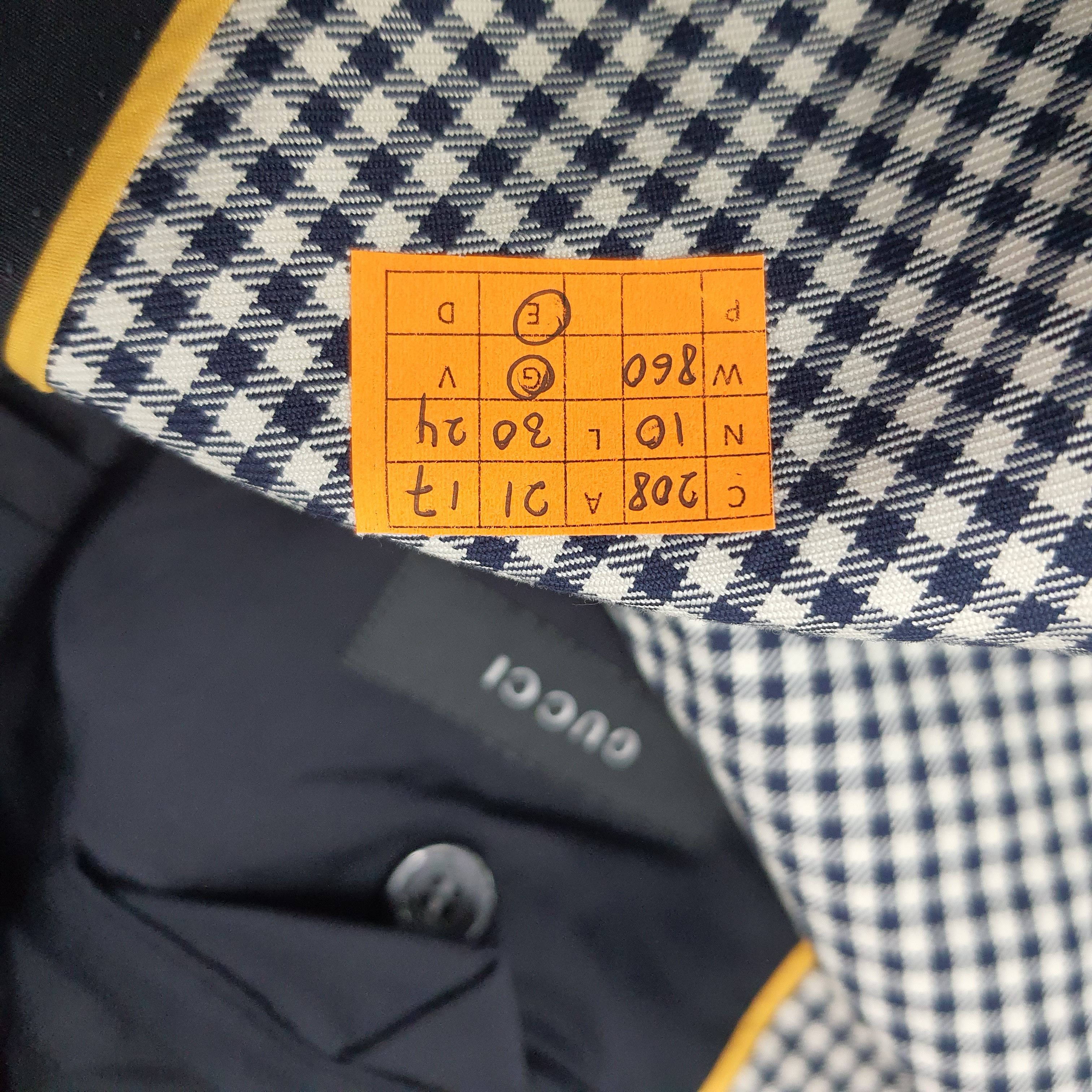 Gucci × Vintage Vintage Gucci 52R Designer Blazer Size US M / EU 48-50 / 2 - 11 Thumbnail