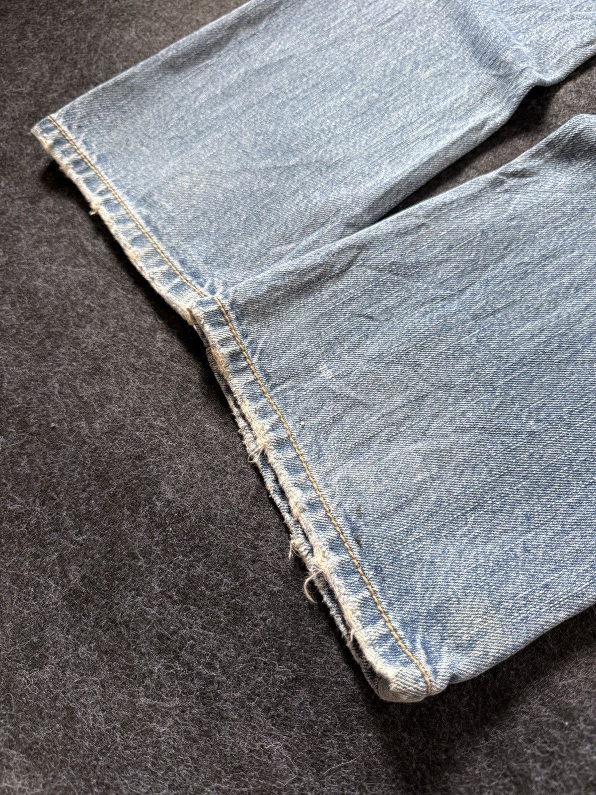 Hysteric Glamour × Japanese Brand Distressed Boro Studded Flare Jeans Japanese Brand Size US 28 / EU 44 - 16 Thumbnail