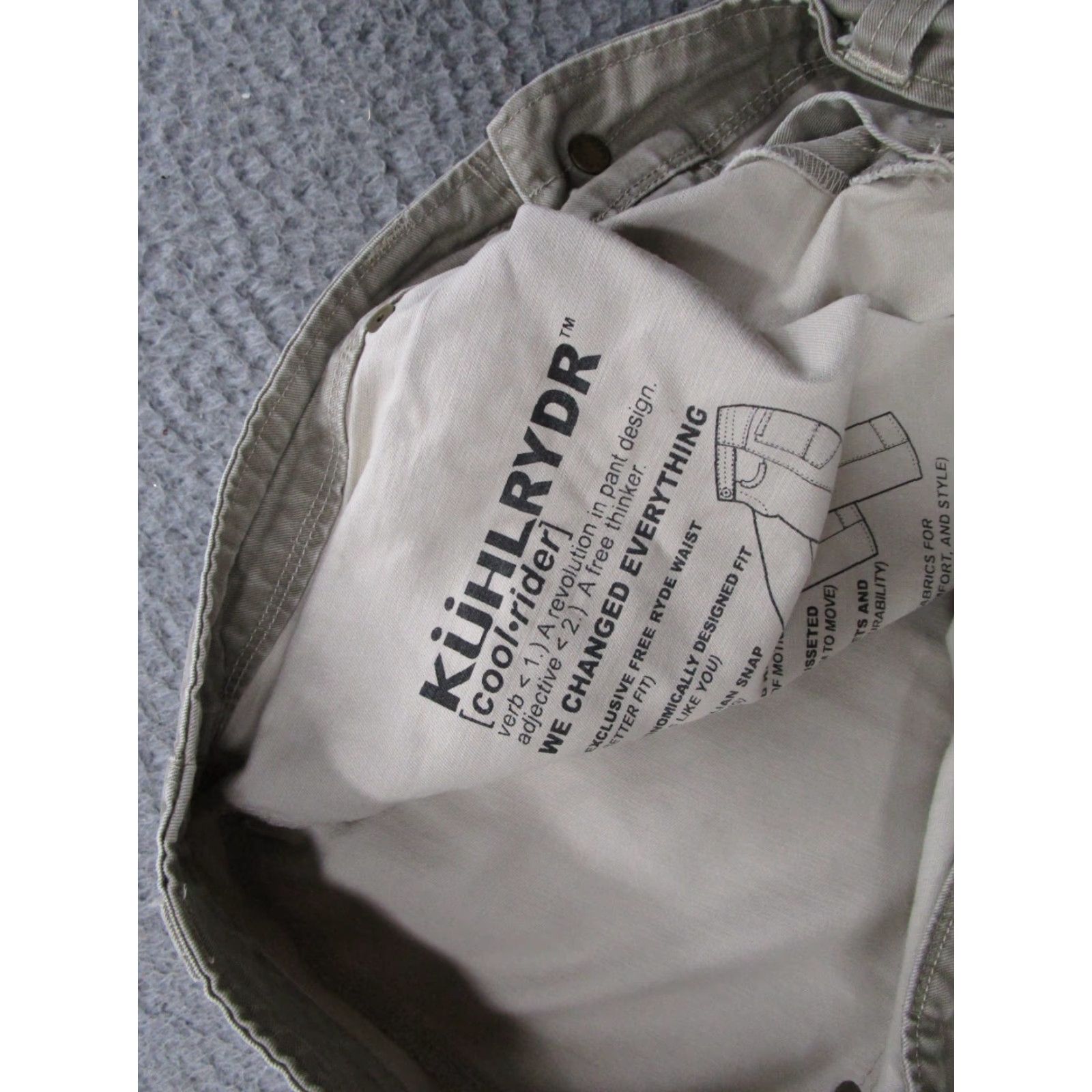 Vintage Kuhl Rydr Crag Series Beige Men’s Pants 34x30 Hiking Outdoors Vintage No Size US 34 / EU 50 - 7 Thumbnail