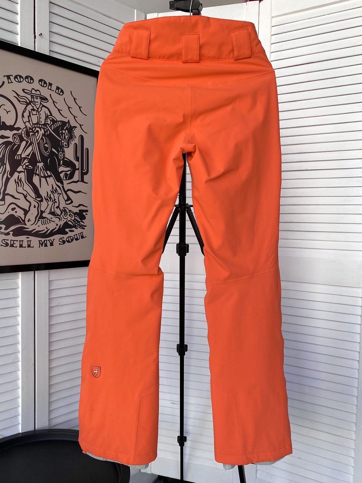 Designer Toni Sailer Premium Ski Snow Pants Orange RRP600$ Size 24" / US 00 / IT 34 - 2 Thumbnail