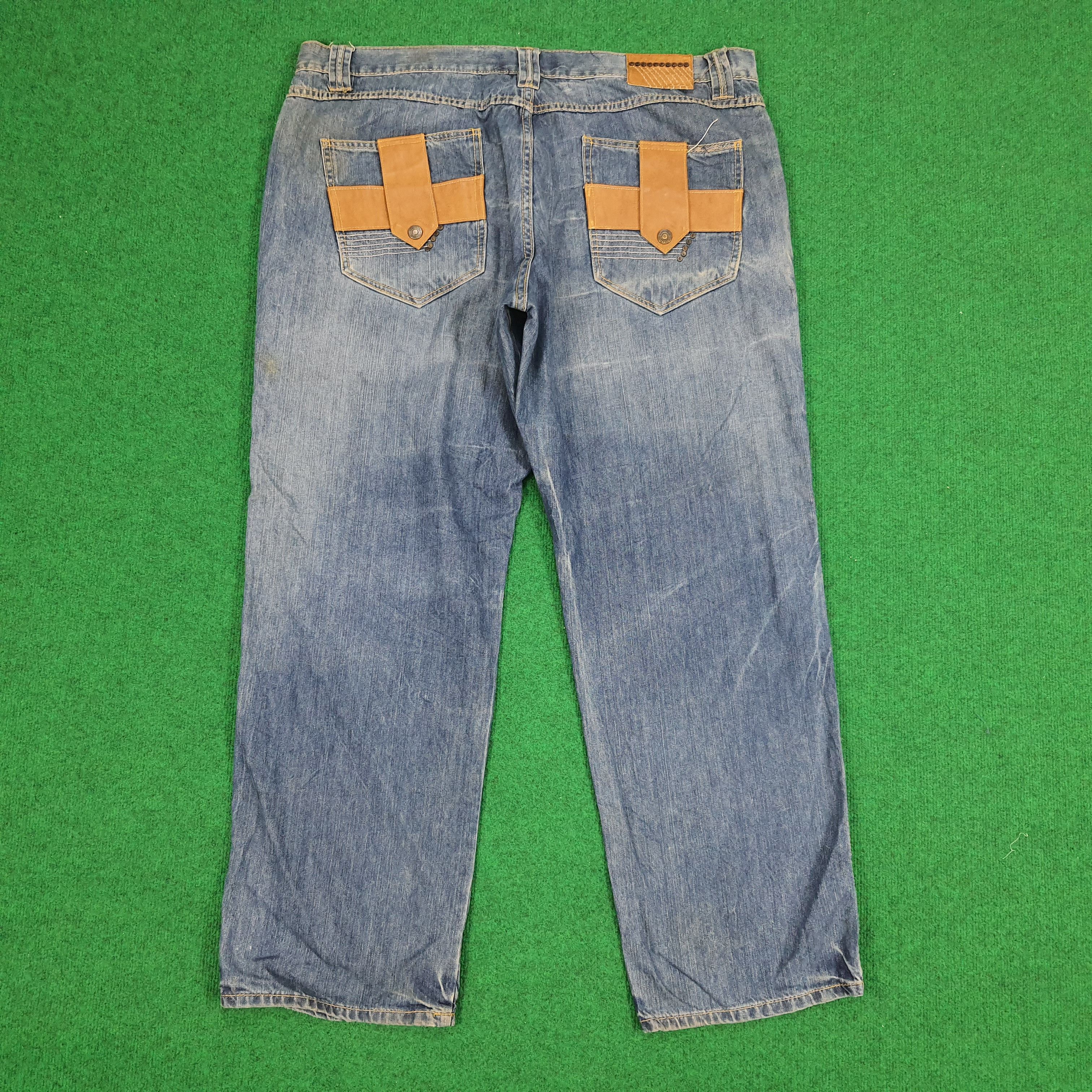 Pelle Pelle × Vintage Vintage Pelle Pelle Urban Designer Jeans Size US 42 / EU 58 - 1 Thumbnail