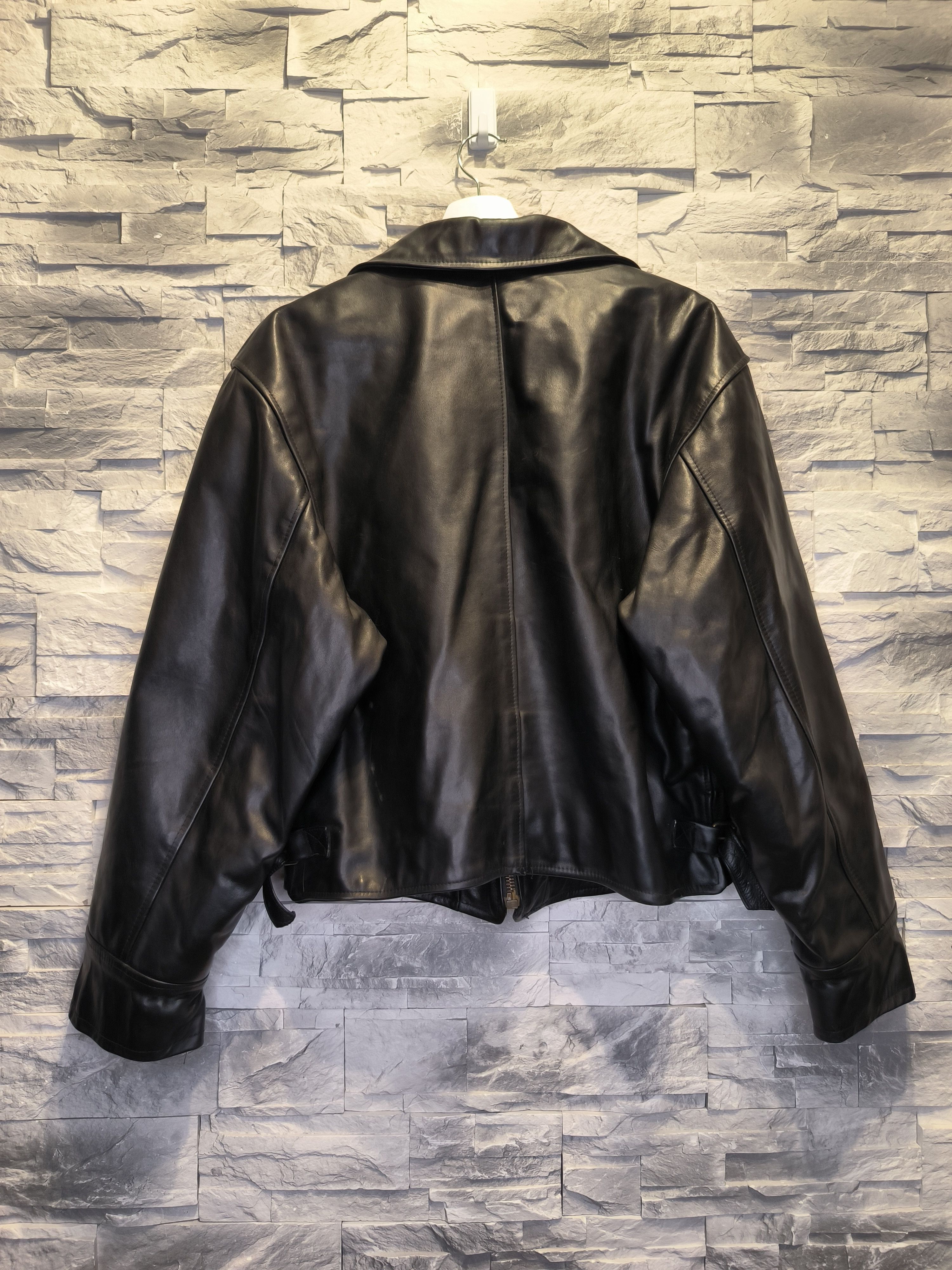 Vera Pelle Vera Pelle Motor Jacket Leather Black Vintage Size US XS / EU 42 / 0 - 6 Thumbnail