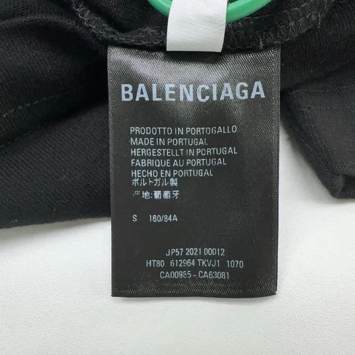 Balenciaga Balenciaga Logo Pattern Short Sleeve T-Shirt 0079-2507 Size S / US 4 / IT 40 - 5 Thumbnail