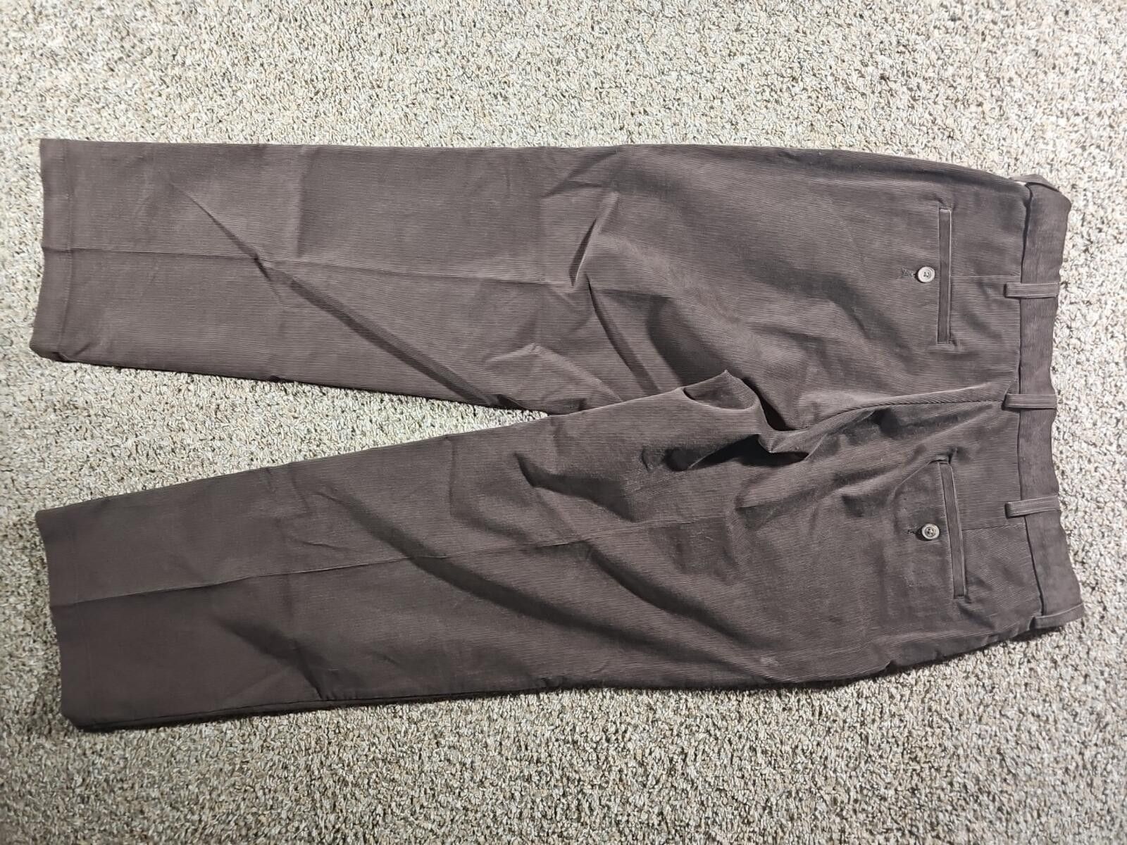 Haggar HAGGAR Classic Fit Brown Corduroy Pants 34x29 NWT NWD Size US 34 / EU 50 - 8 Thumbnail