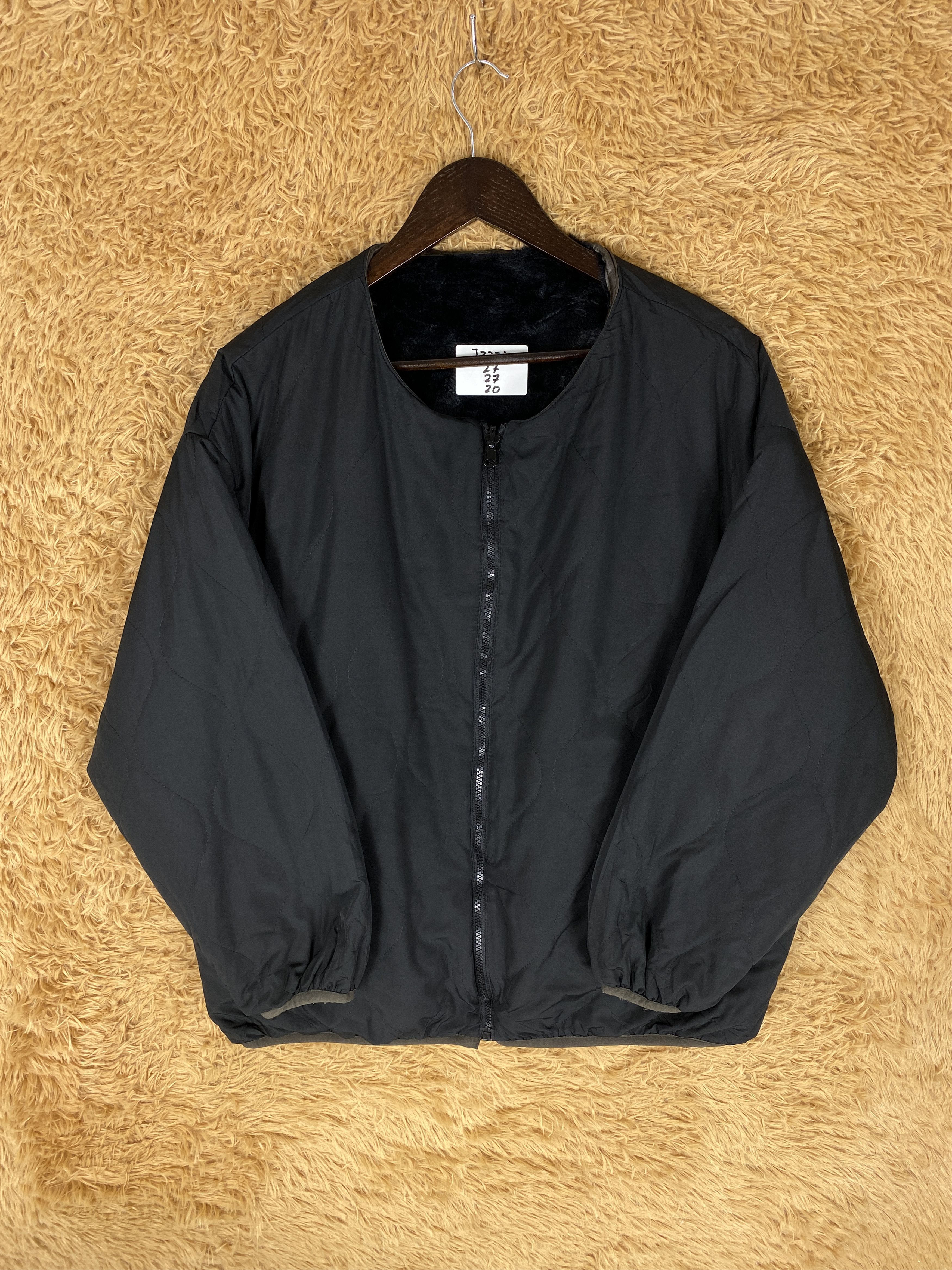 Japanese Brand × Vintage Vintage Reversible Fleece Black Jacket Size US L / EU 52-54 / 3 - 4 Thumbnail