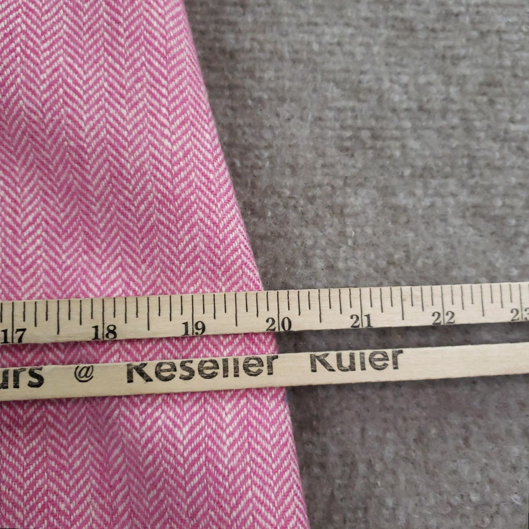 Lilly Pulitzer VINTAGE Lilly Pulitzer Skirt Womens 4 Pink Herringbone Tweed Wool A-Line Lined Pockets Size 27" / US 4 / IT 40 - 4 Thumbnail