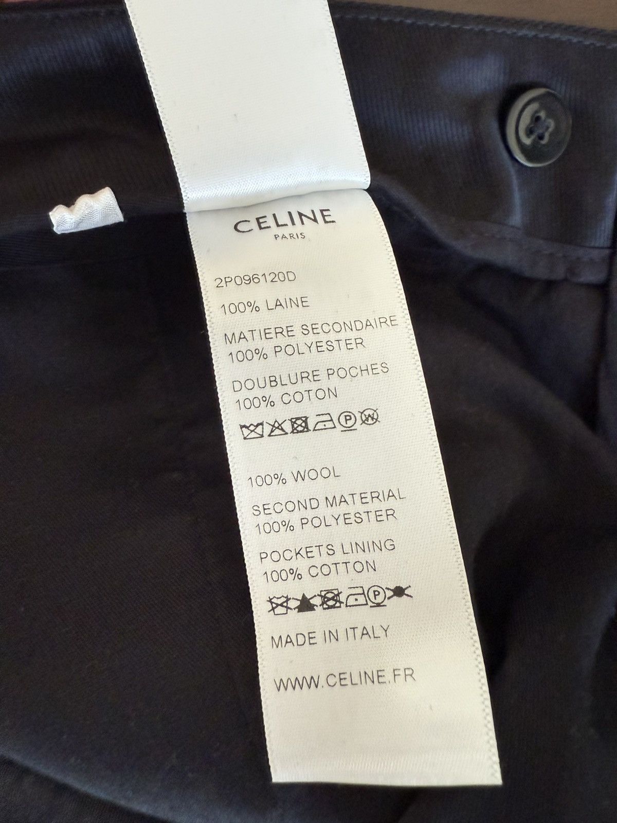 Celine × Hedi Slimane Celine Le Smoking Tuxedo Suit 44 Size 34R - 24 Thumbnail