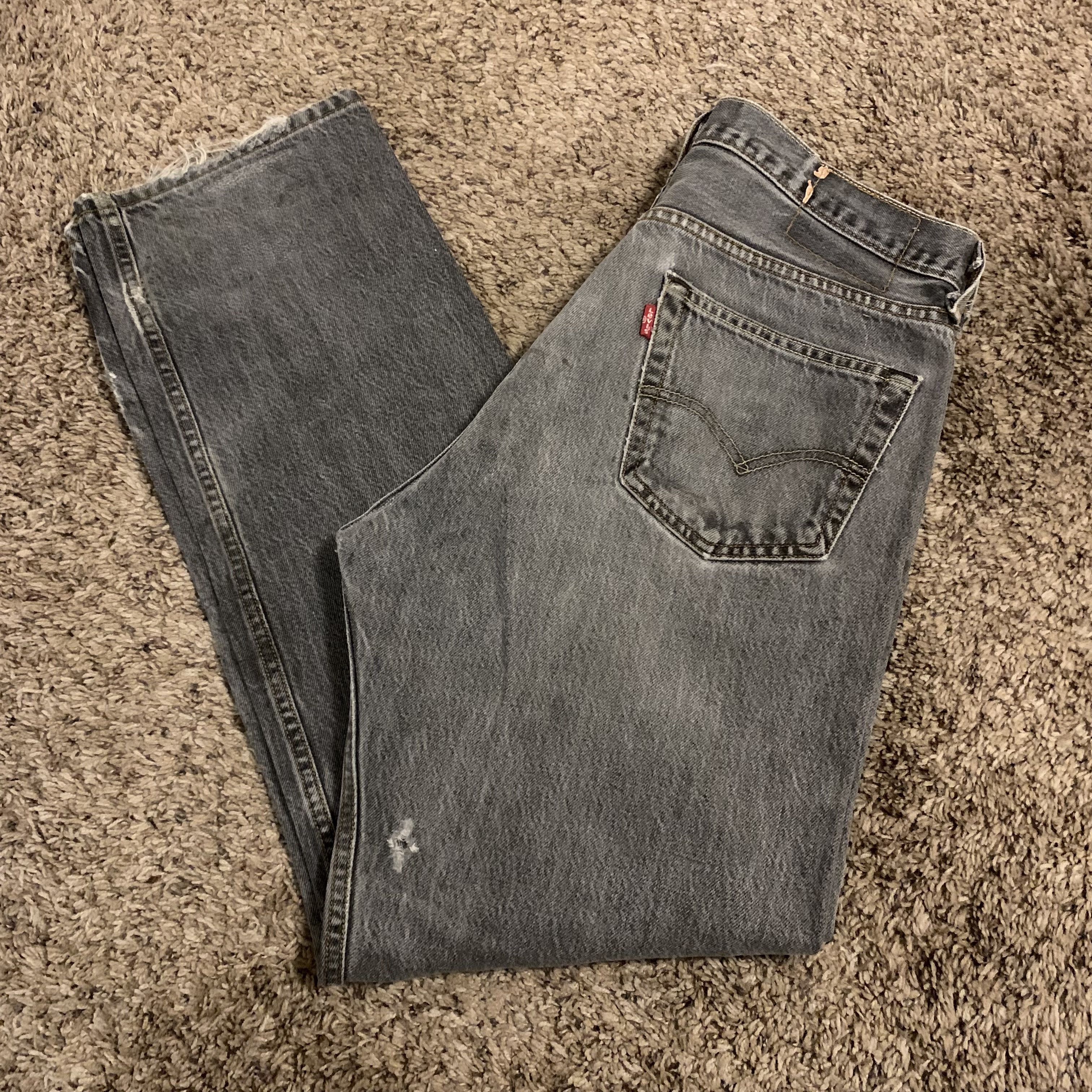 Levi's LEVI'S 501 THRASHED JEANS Size US 36 / EU 52 - 1 Thumbnail