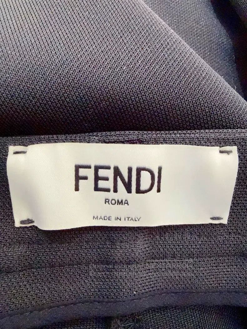 Fendi Fendi Side Knit Logo Long Pants Size 25" / US 0 / IT 36 - 4 Thumbnail