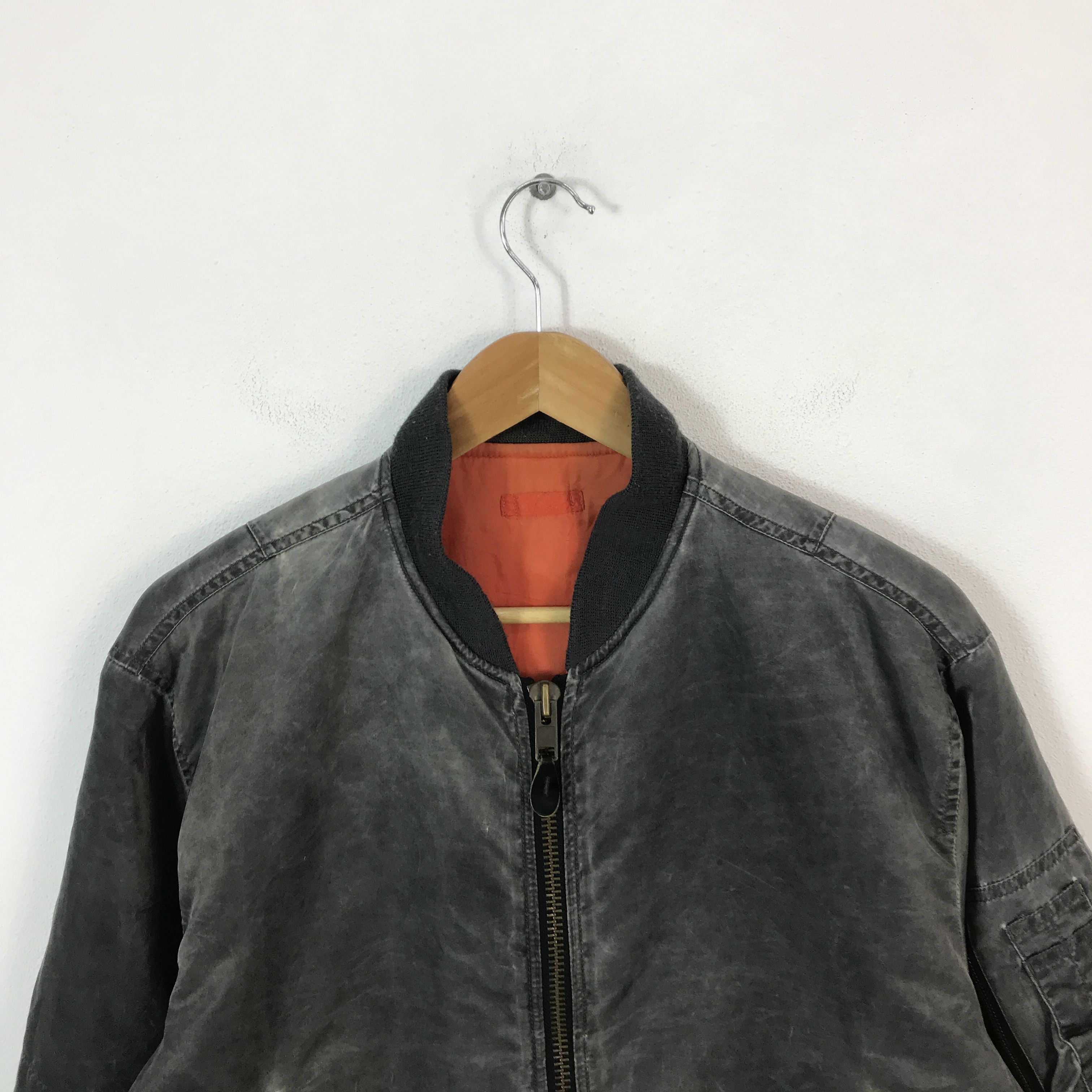 Japanese Brand Vintage air force intermediate Ma-1 Bomber jacket Size US L / EU 52-54 / 3 - 2 Thumbnail