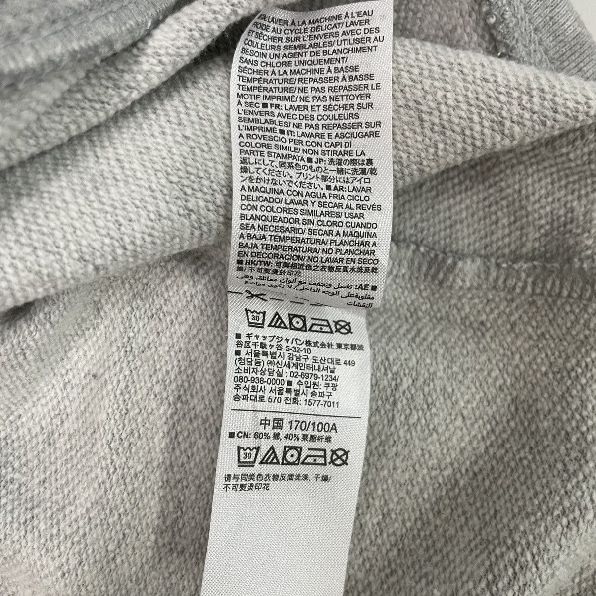 Designer × Vintage vintage Hoodie/sweater gap small logo gray blue white two Size US L / EU 52-54 / 3 - 10 Thumbnail