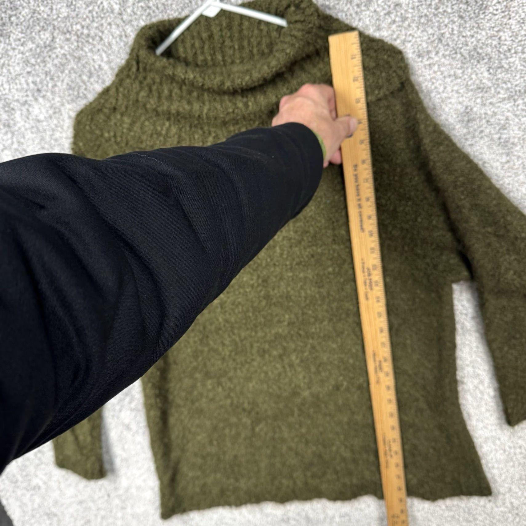 Vintage VINTAGE Fashion Bug Sweater 18/20W Women Turtleneck Pullover Forest Green Cabincore Cozy Classic Retro Winter Size XXL / US 16-18 / IT 52-54 - 2 Thumbnail