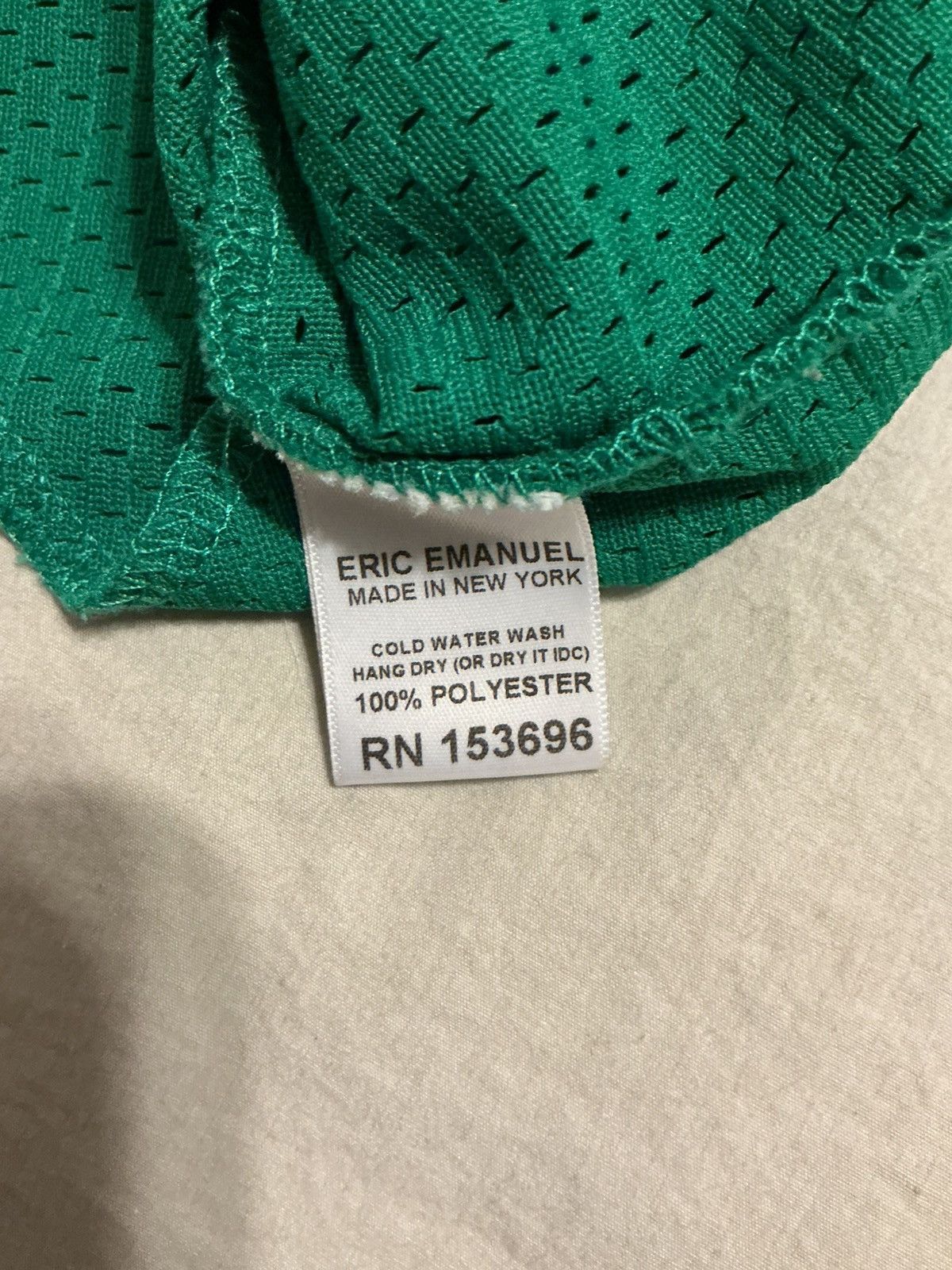 Eric Emanuel Eric Emanual Green with Blue EE mesh shorts size medium Size US 32 / EU 48 - 4 Thumbnail