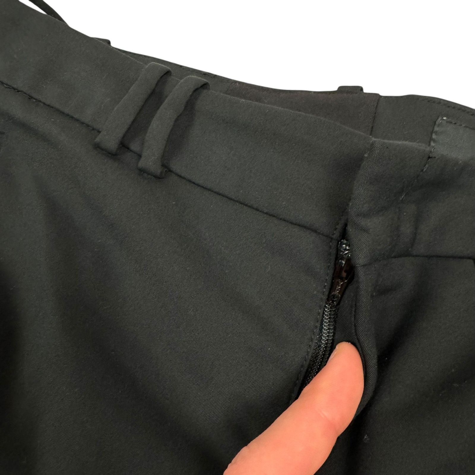 Gucci Gucci Women's Black Cotton Pockets Skinny Leg Dress Pants 40 Size 28" / US 6 / IT 42 - 7 Thumbnail