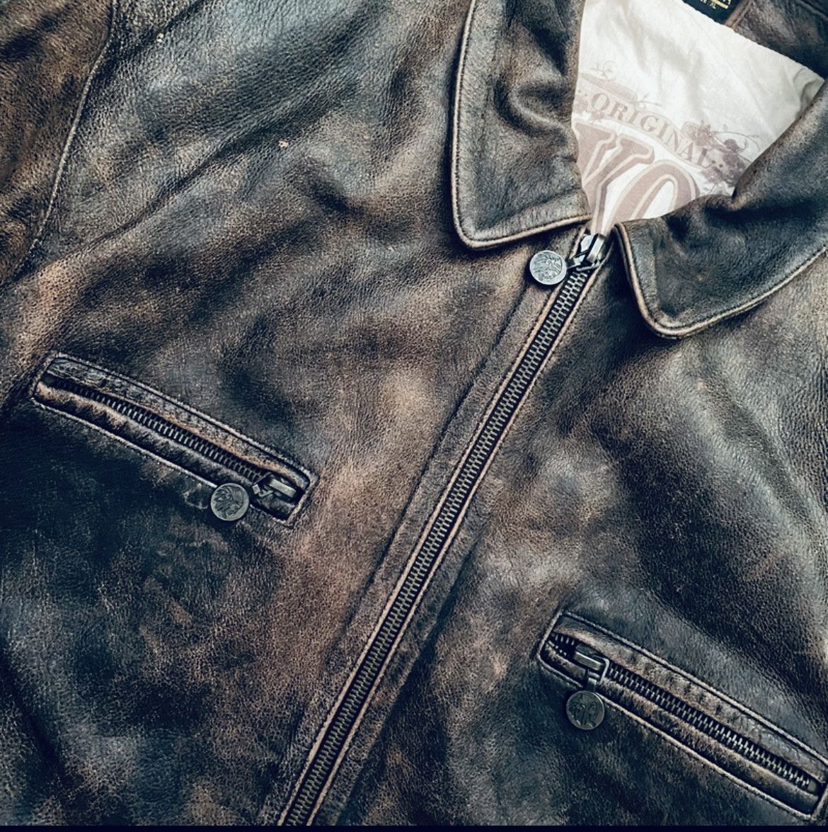 Avirex Dakota Real Leather Size US XL / EU 56 / 4 - 3 Thumbnail