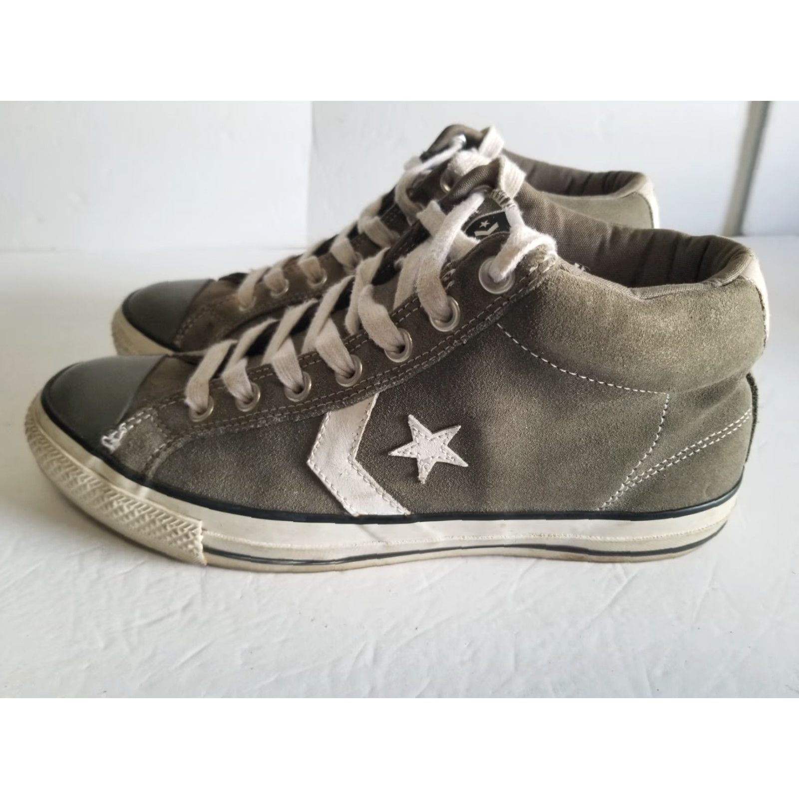 Converse Converse All Star Kenny Anderson Skate Shoes Gray 8.5 Men's Hi Top Converse Kenny Anderson Sneaker 80s Colorful Canvas Shoes Mens Size US M / EU 48-50 / 2 - 5 Thumbnail