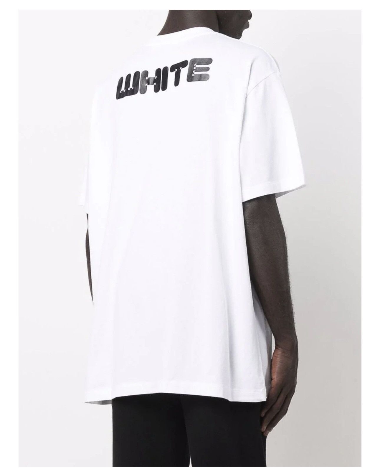 Off-White 🥥Off-White Rubber Font Tee Size US L / EU 52-54 / 3 - 2 Thumbnail