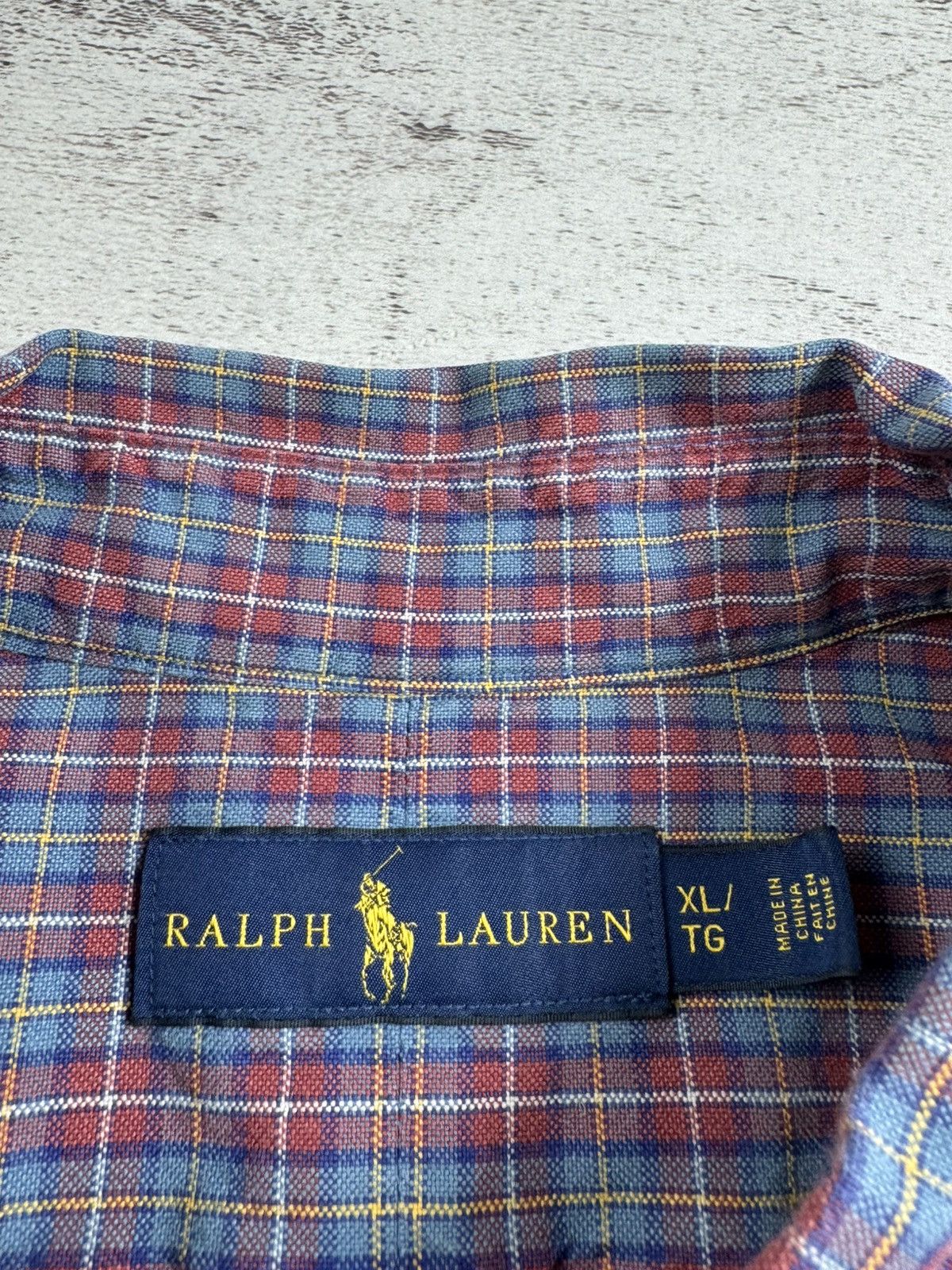 Polo Ralph Lauren Polo Ralph Lauren XL Checked Flannel Button Red Men’s Collar LongSleeve Shirt Size US XL / EU 56 / 4 - 9 Thumbnail