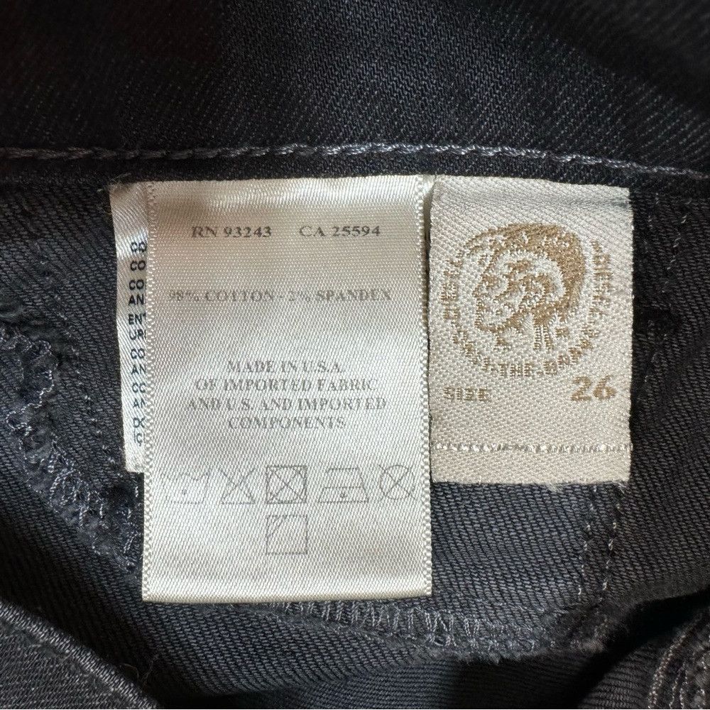 Diesel NWT New $228 Diesel Liver Black Distressed Low Waist Slim J Size 26" / US 2 / IT 38 - 8 Thumbnail