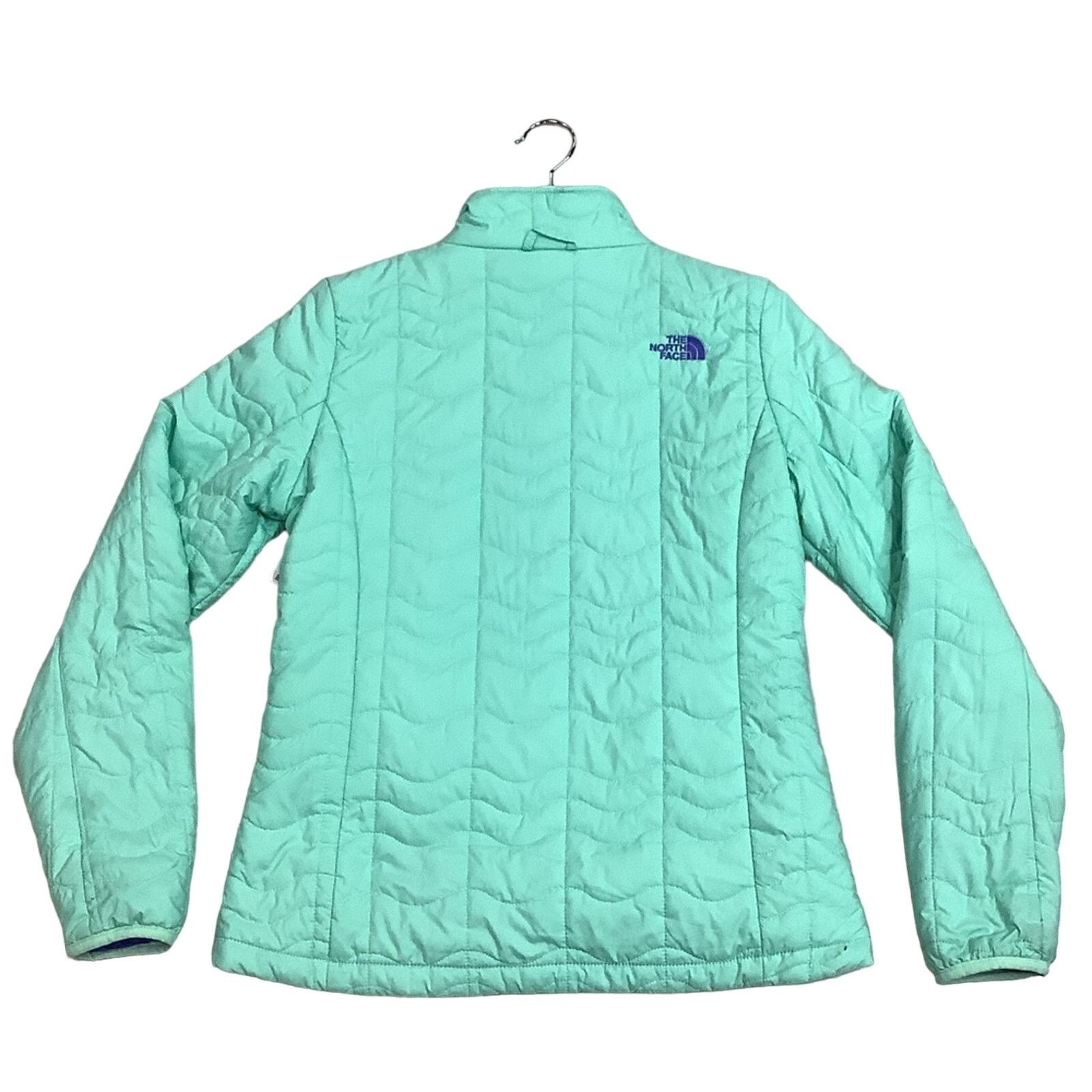 The North Face North Face Baby Blue Puffer Jacket Size US M / EU 48-50 / 2 - 2 Thumbnail