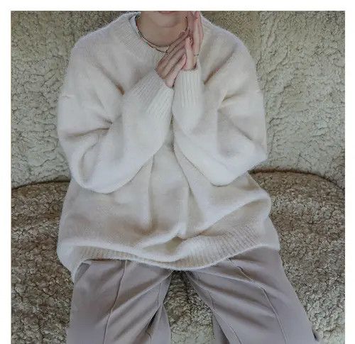 VIBE Gray Knit Sweater Size US L / EU 52-54 / 3 - 7 Thumbnail