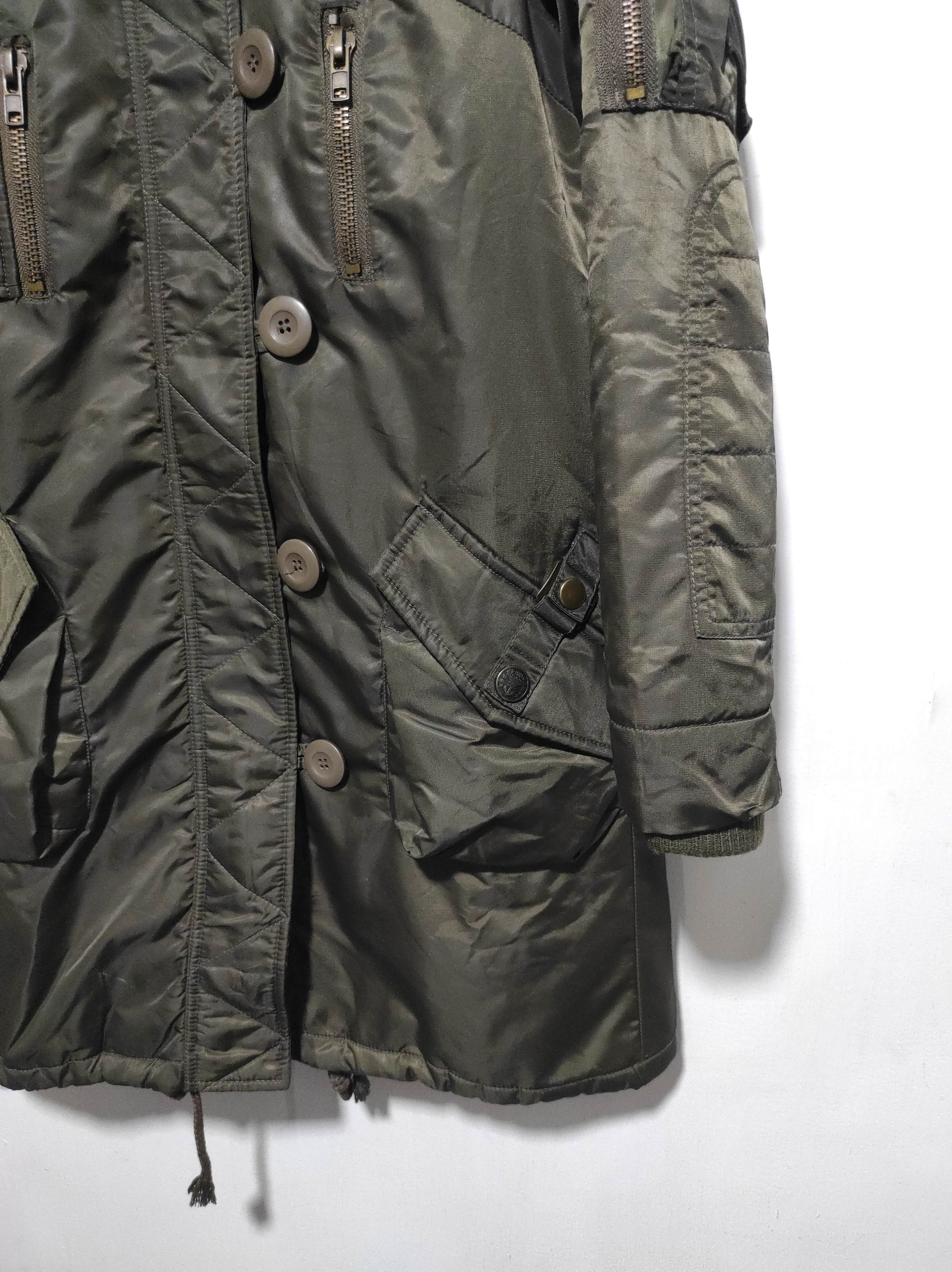 Le Grande Bleu (L.G.B.) INGNI Double Zip fur hoodie parka jacket LGB style Size US S / EU 44-46 / 1 - 6 Thumbnail