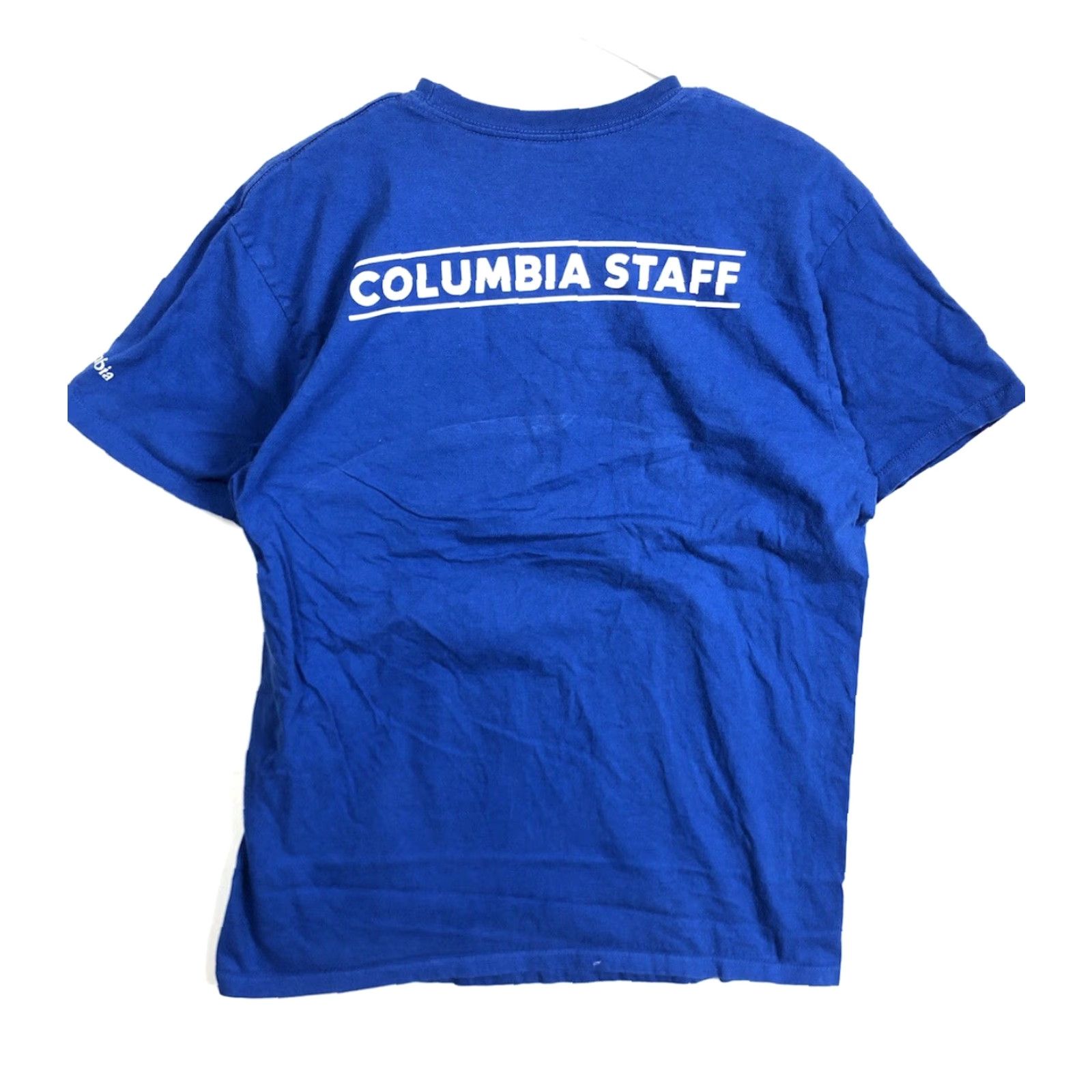 Vintage Columbia T-Shirt Mens Size Large Blue Staff Tested Tough Shirt Graphic Tee Size US L / EU 52-54 / 3 - 5 Thumbnail