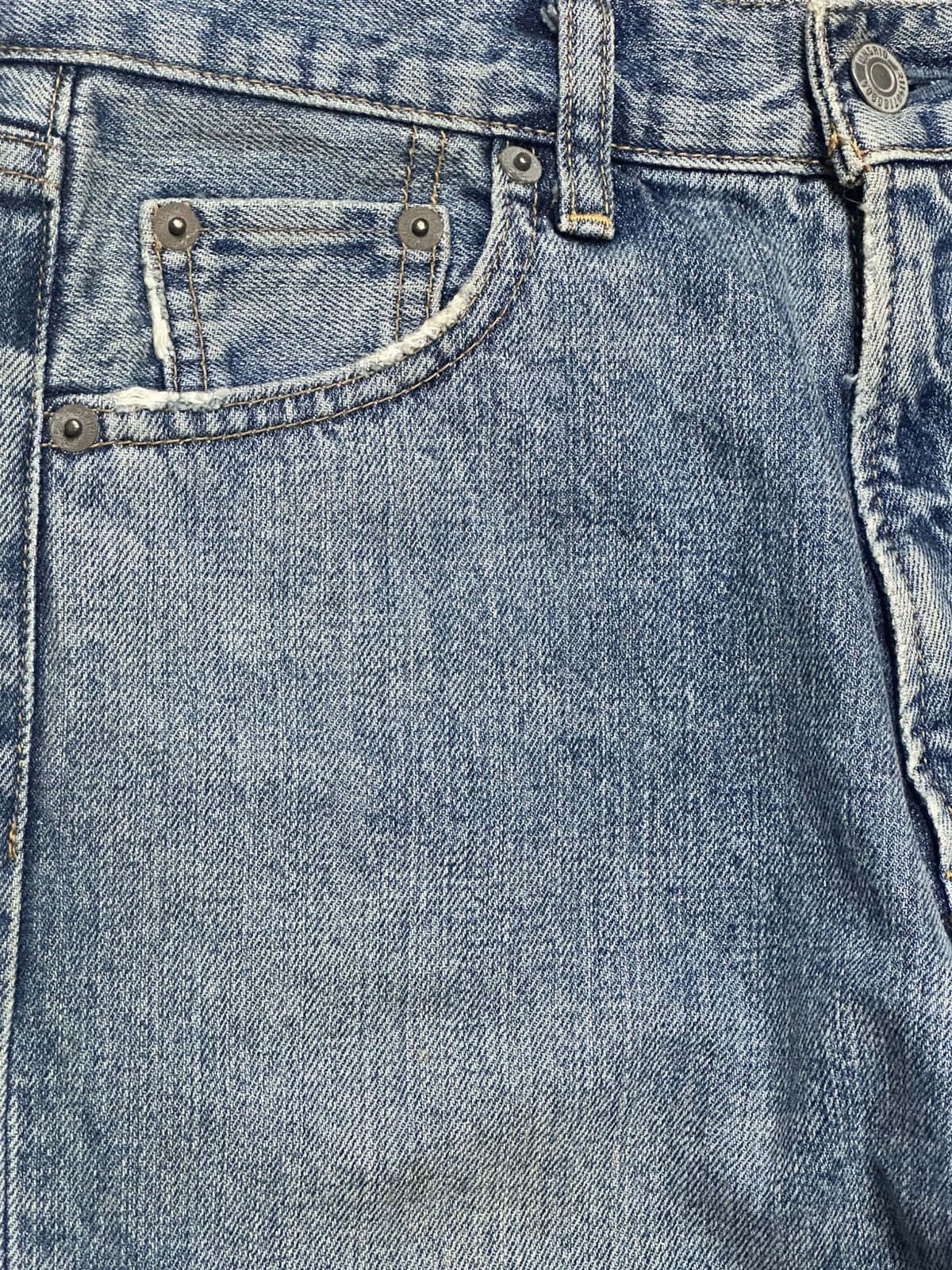 Japanese Brand Vintage Ungrid Classic Straight Fit Distressed Knees & Faded Size US 28 / EU 44 - 6 Thumbnail