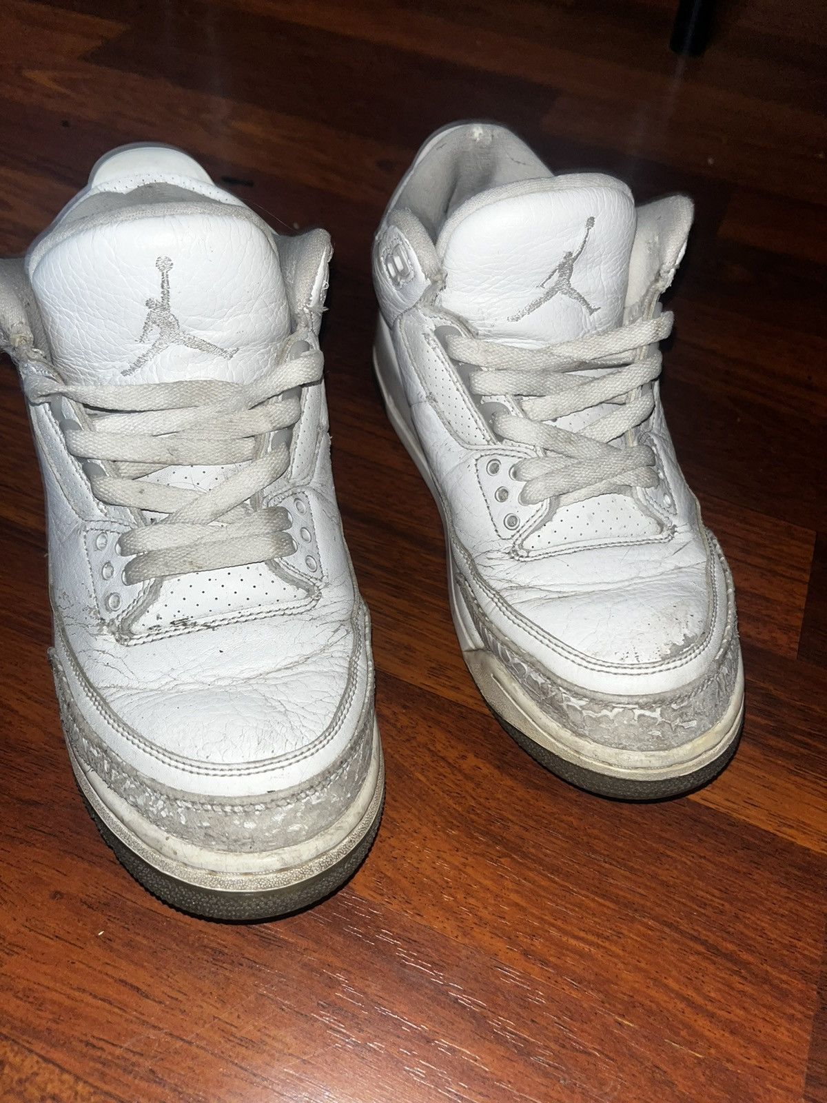 Jordan Brand Jordan 3 Pure White Size US 8 / EU 41 - 1 Thumbnail