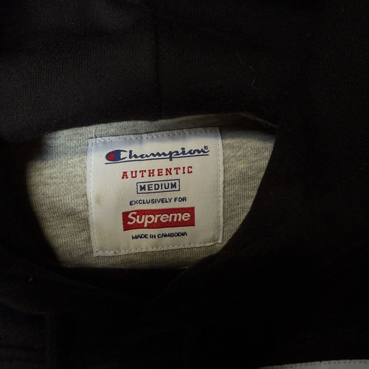 Supreme Supreme Champion Label Sweatshirt Hoodie Size US M / EU 48-50 / 2 - 7 Thumbnail