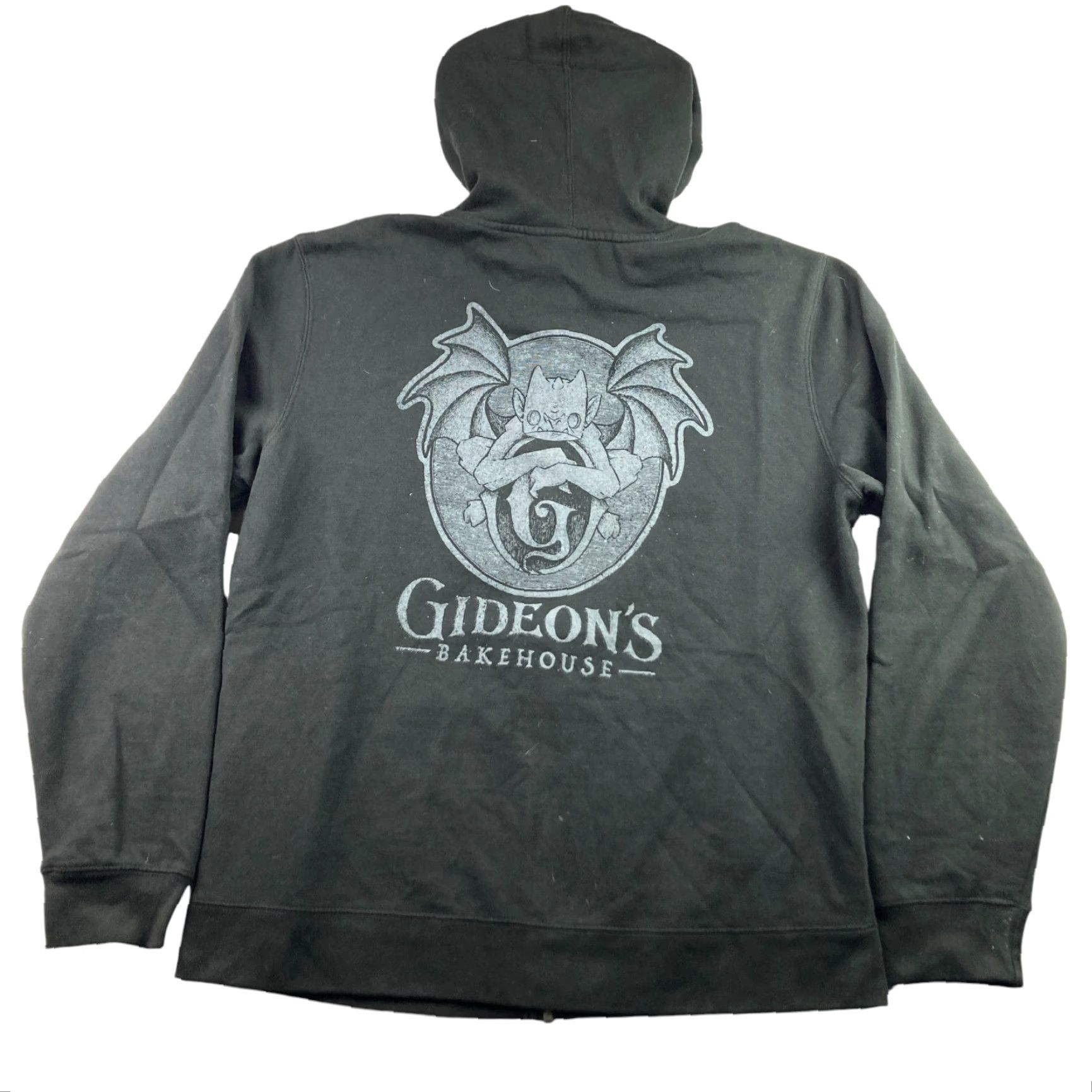 Vintage Gideon’s Bakehouse Men’s Hoodie Sweatshirt Full Zip Black L Size US L / EU 52-54 / 3 - 3 Thumbnail