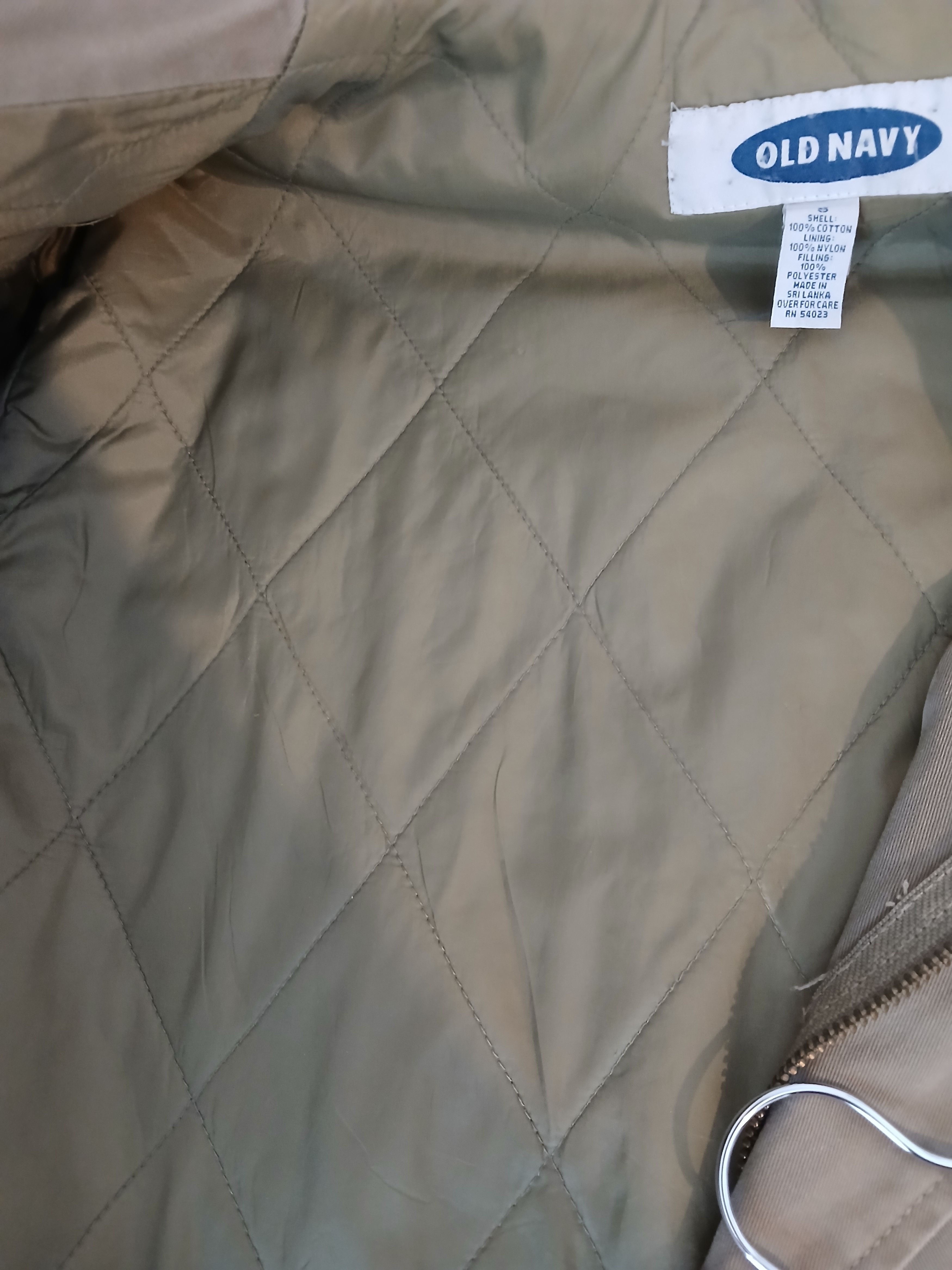 Old Navy Vintage Old Navy Hooded Quilted Lined Parka Military Jacket Size US S / EU 44-46 / 1 - 6 Thumbnail