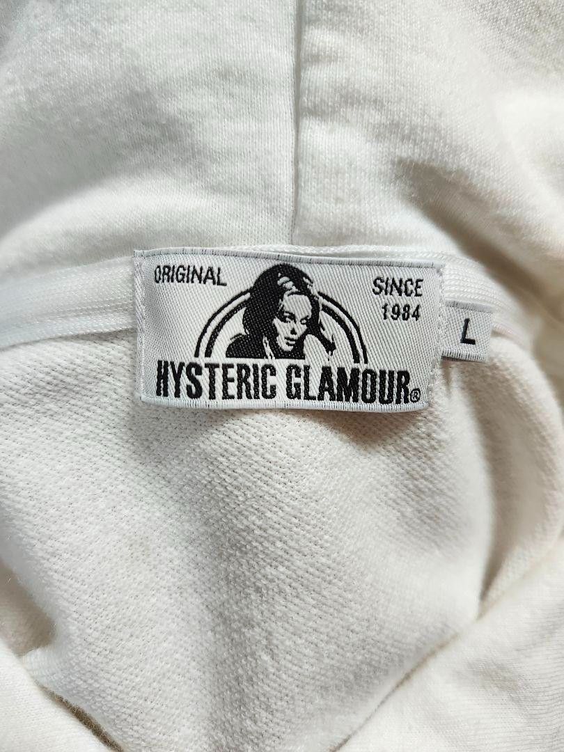 Hysteric Glamour Hysteric Glamour - L Zip Sweater White Hoodie Vintage Size US L / EU 52-54 / 3 - 6 Thumbnail