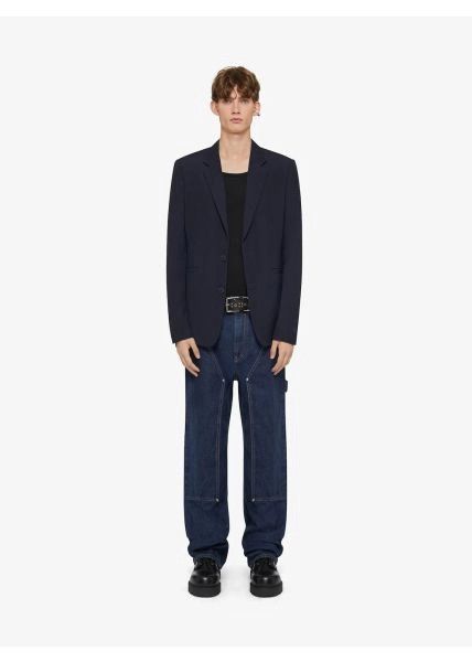 Givenchy o1w1db10525 Day Jacket Slim Fit in Blue Size US M / EU 48-50 / 2 - 2 Thumbnail