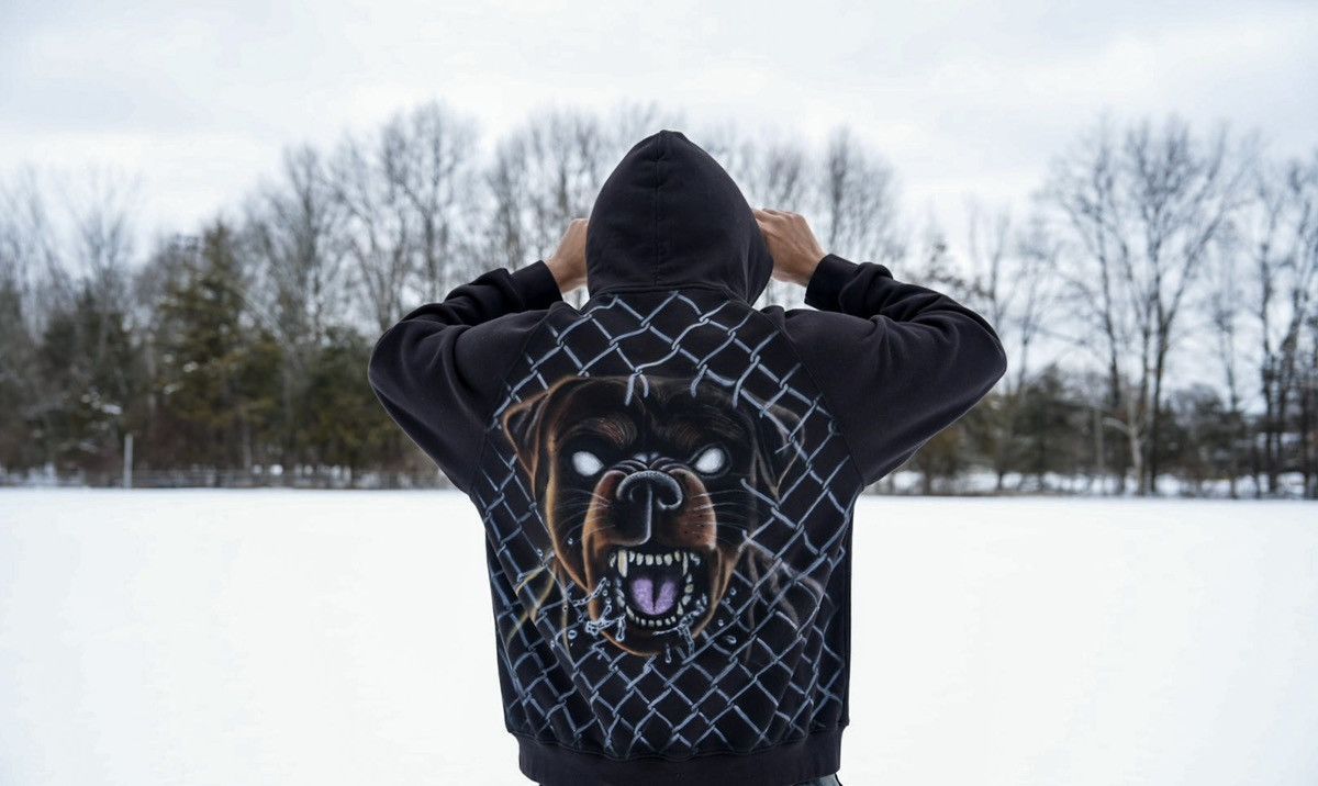 Other 1 of 1 custom Stizzo black hoodie by Priscilla Monroe Size US XL / EU 56 / 4 - 3 Thumbnail