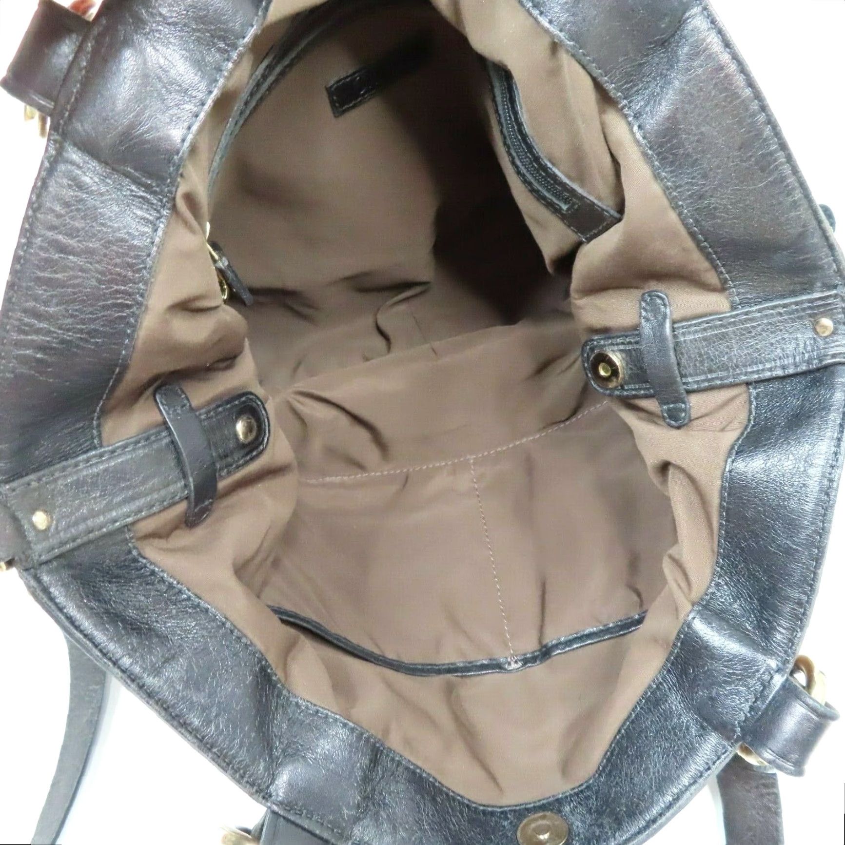 Cole Haan VINTAGE Cole Haan Tantivy Chestnut Brown Haircalf Cowhide Shoulder Bag Purse Handbag Size ONE SIZE - 5 Thumbnail