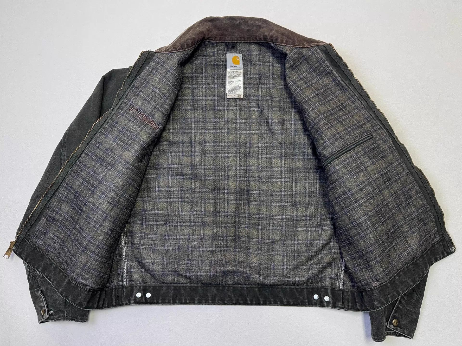 Carhartt Vintage Carhartt Mainline J97 Moss Green L Jacket Size US L / EU 52-54 / 3 - 4 Thumbnail