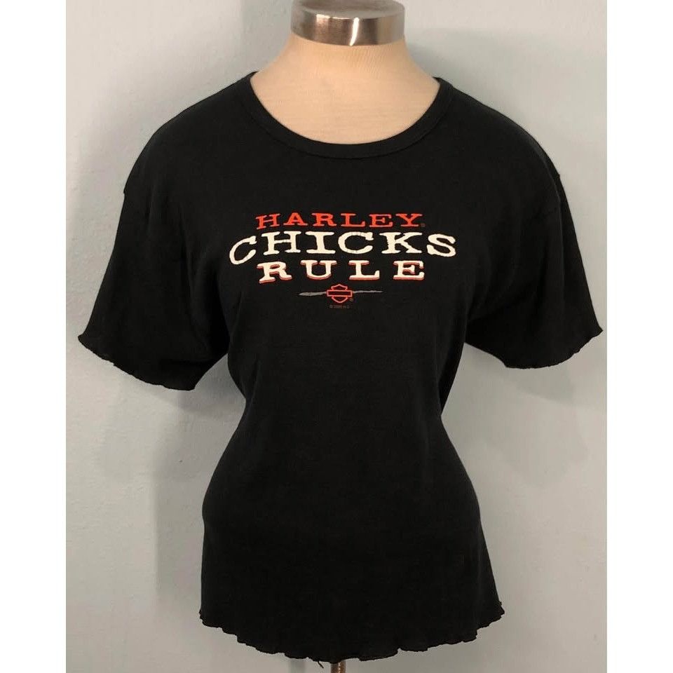 Harley Davidson × Vintage Vintage 1999 Harley Davidson Shirt XL Women, Elastic Fabric Size XL / US 12-14 / IT 48-50 - 1 Thumbnail