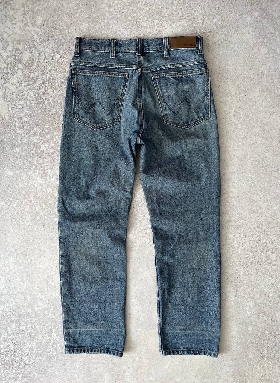 Vintage × Wrangler Vintage Wrangler Blue Denim Baggy Pants Y2K Ultra Rare Item Size US 32 / EU 48 - 2 Thumbnail