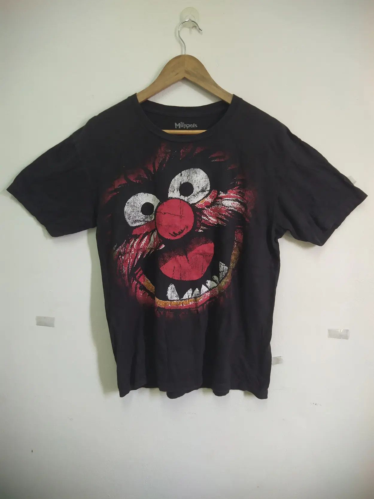 Vintage The Muppets Animal Big Face Graphic T-Shirt Disney Size US M / EU 48-50 / 2 - 1 Thumbnail