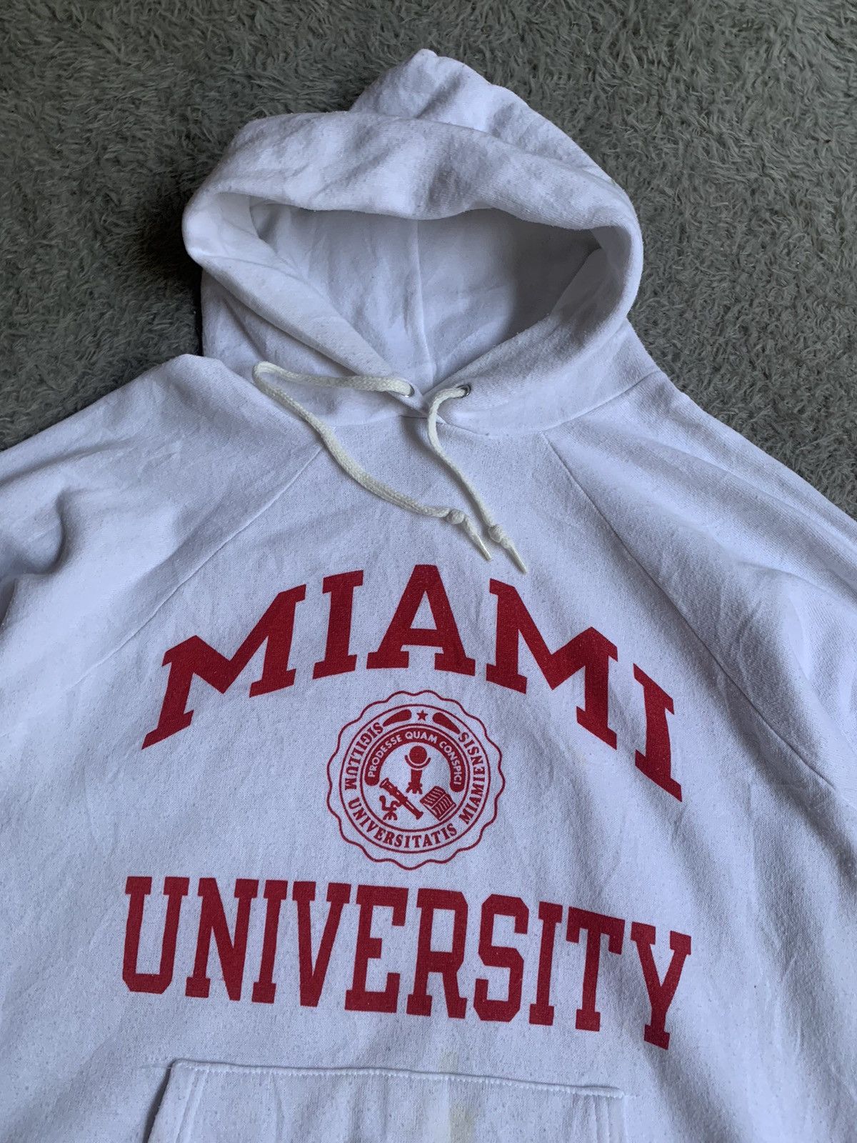 Champion × Vintage Vintage 80s Champion Miami University College Hoodie Size US L / EU 52-54 / 3 - 3 Thumbnail