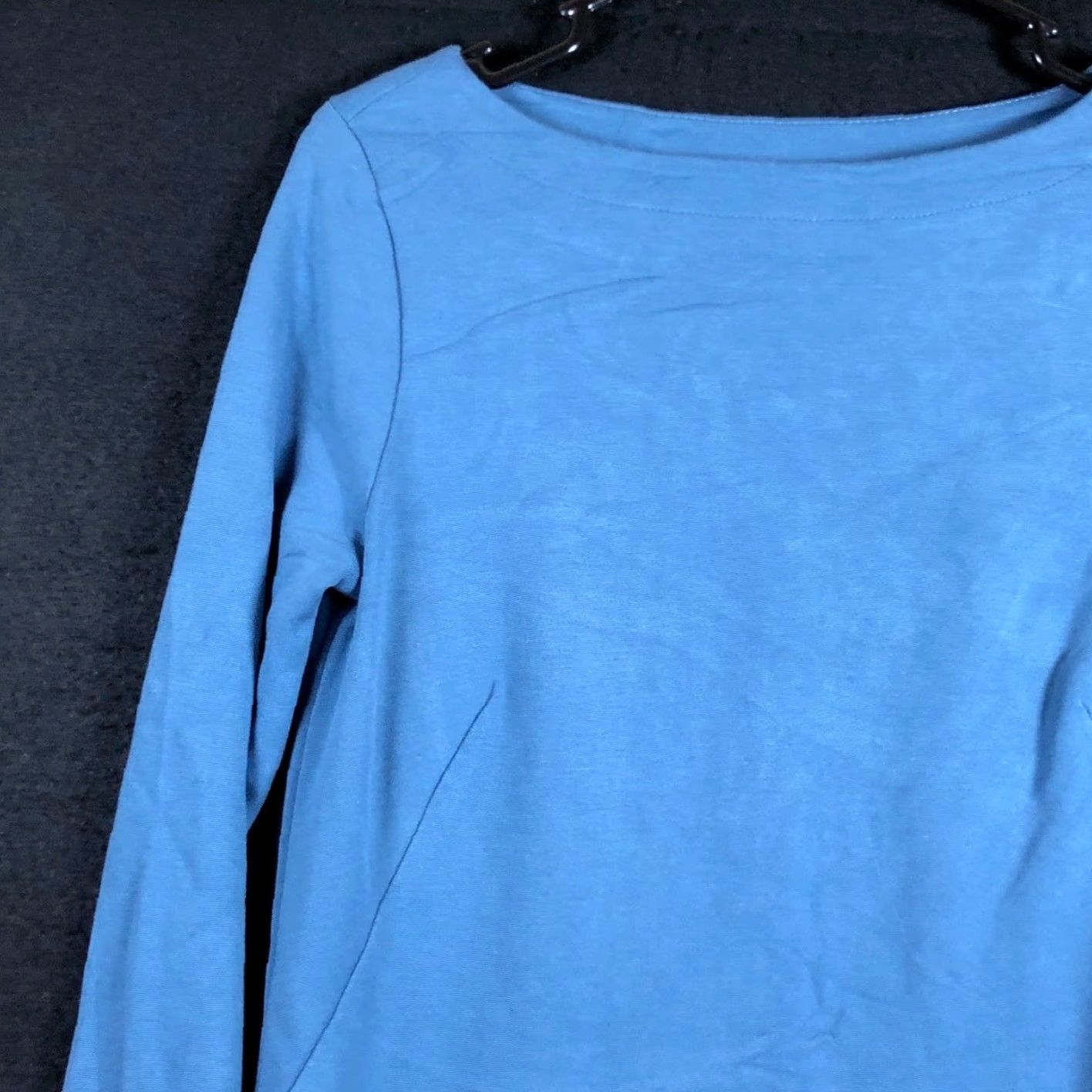 Vintage J Jill Sweater Dress Blue Ponte Long Sleeve Crew Neck XS Womens Knit Dress Counterpart Size XS / US 0-2 / IT 36-38 - 3 Thumbnail